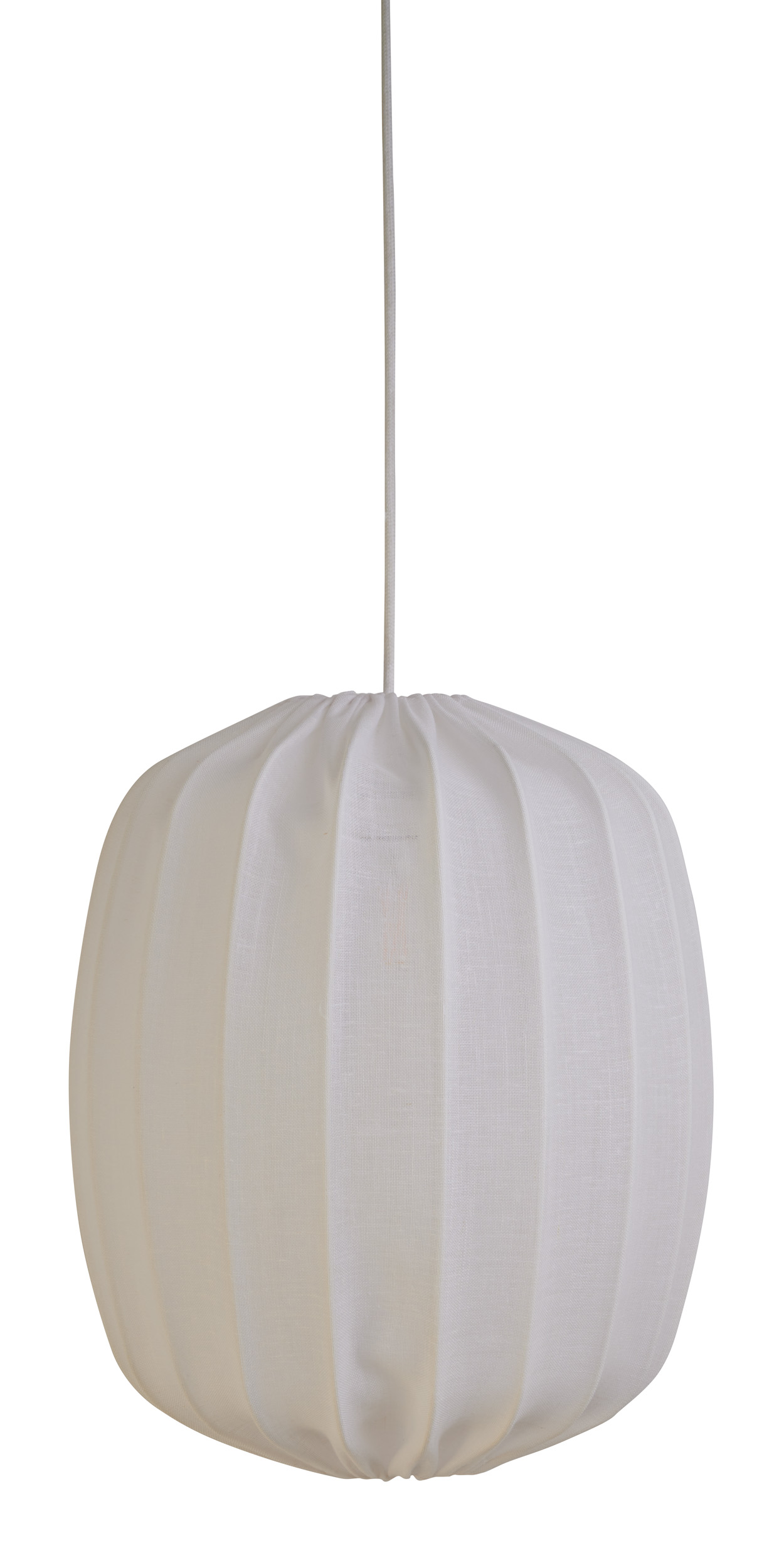 Watt & Veke - Prisma Lampenschirm Linen White Ø25 - Weiß - Lampenschirme