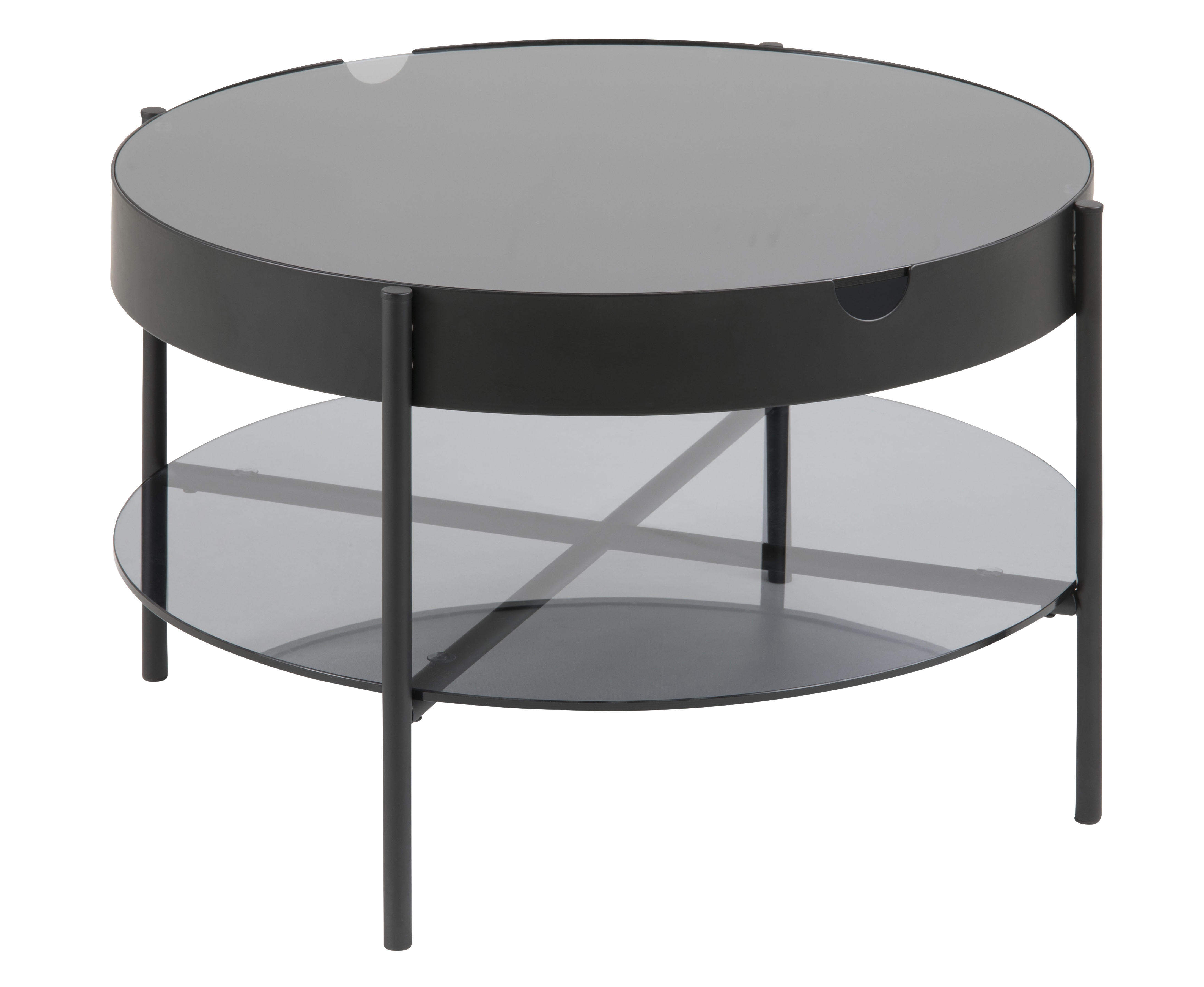 Nordic Home - Hede Couchtisch Schwarz 75cm