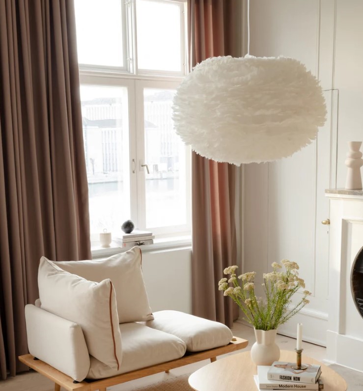 Umage Eos Fjærlampe Hvit Stor