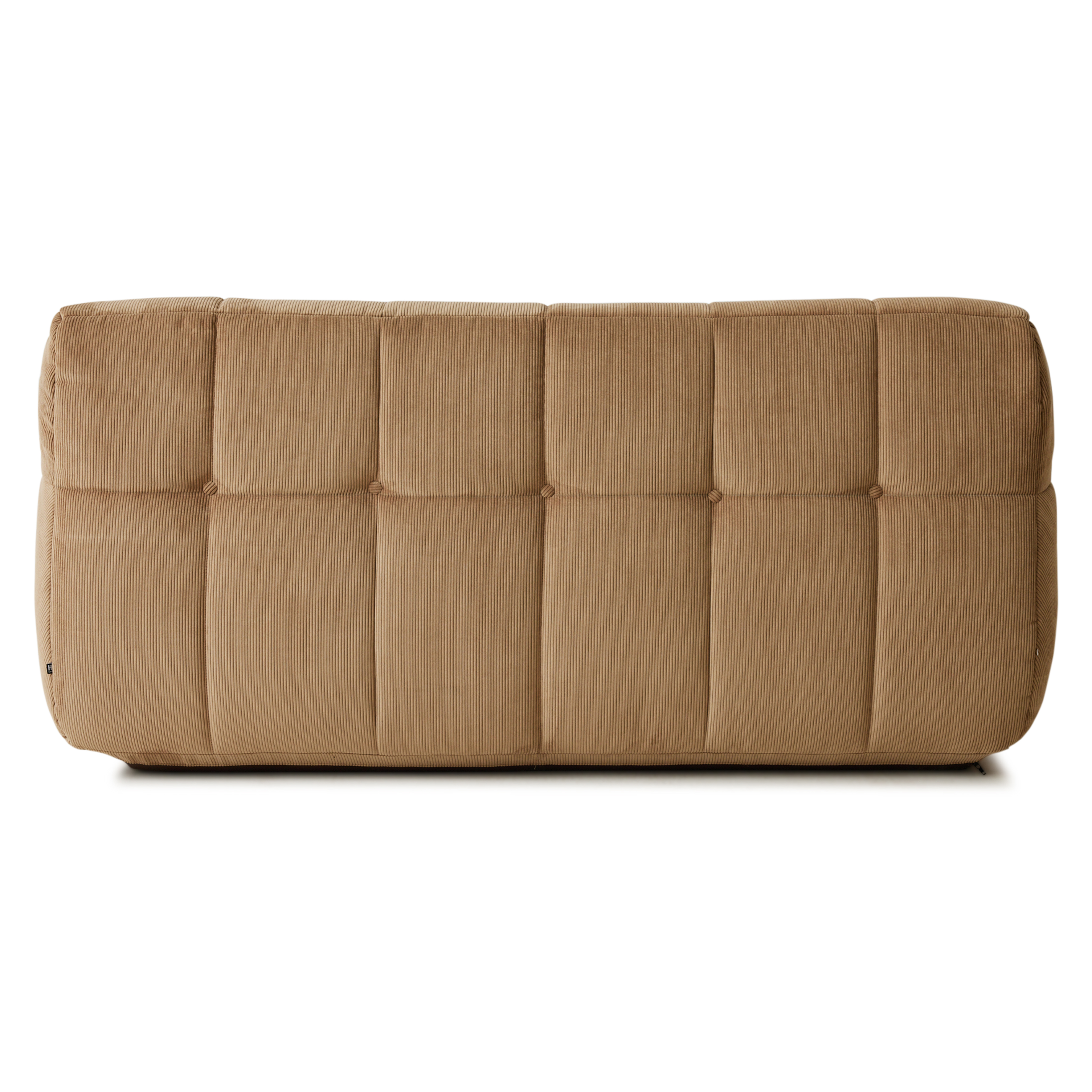 HKliving Lazy Lounge 2-sits Soffa Corduroy Rib Brown