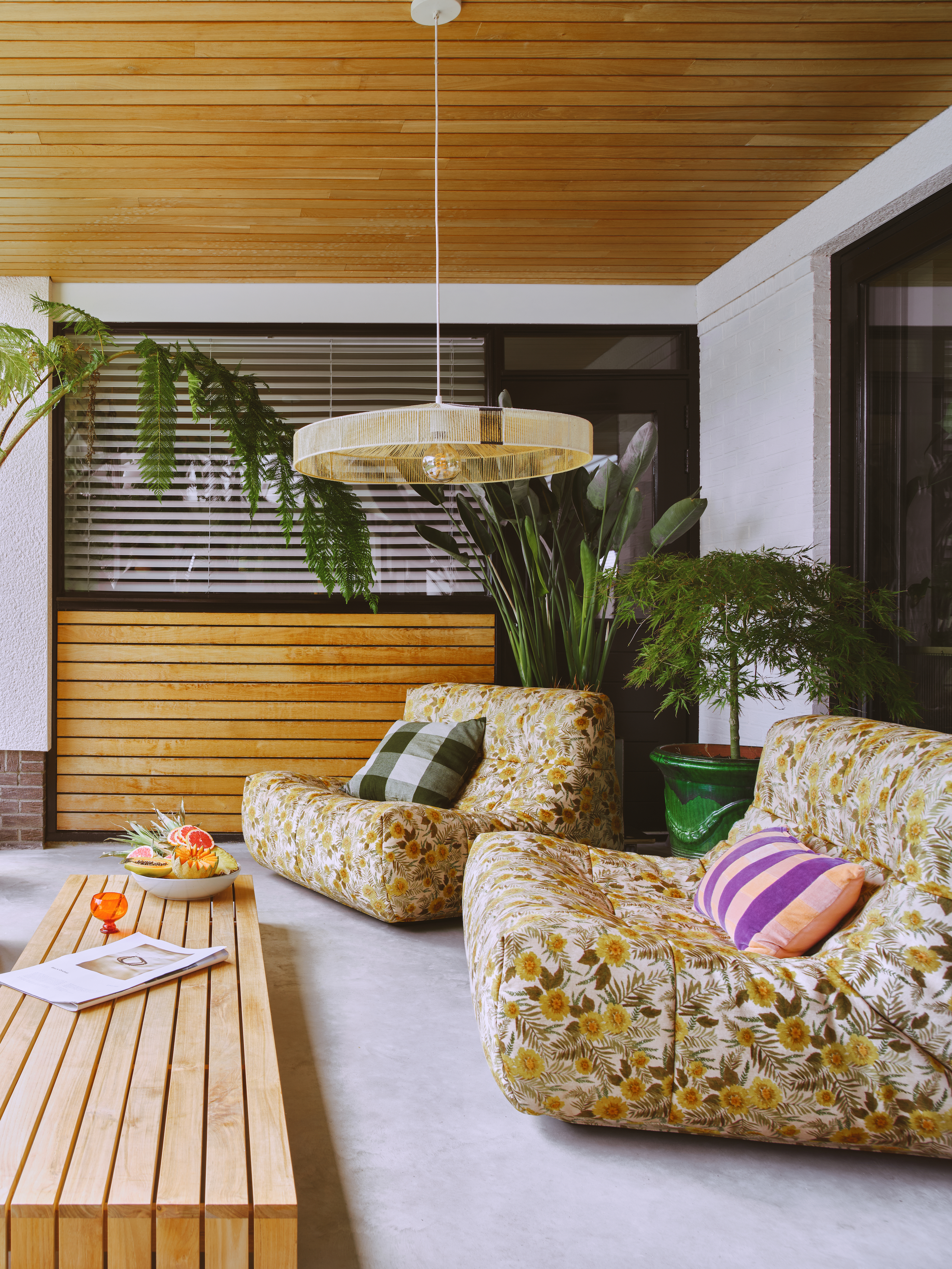 HKliving Woven Prydnadskudde Lowlands 50x50