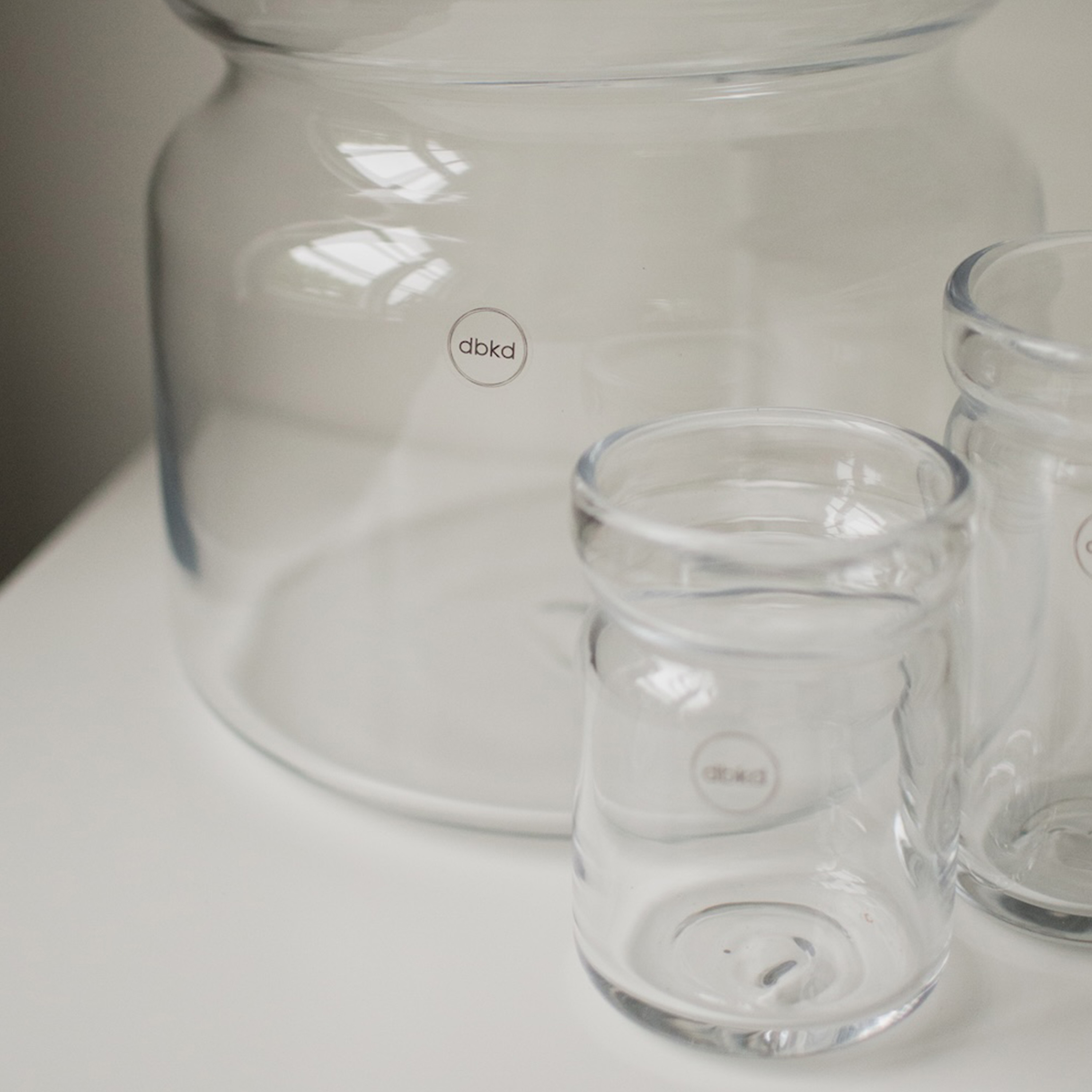 DBKD Neck Vase Klar Ø22