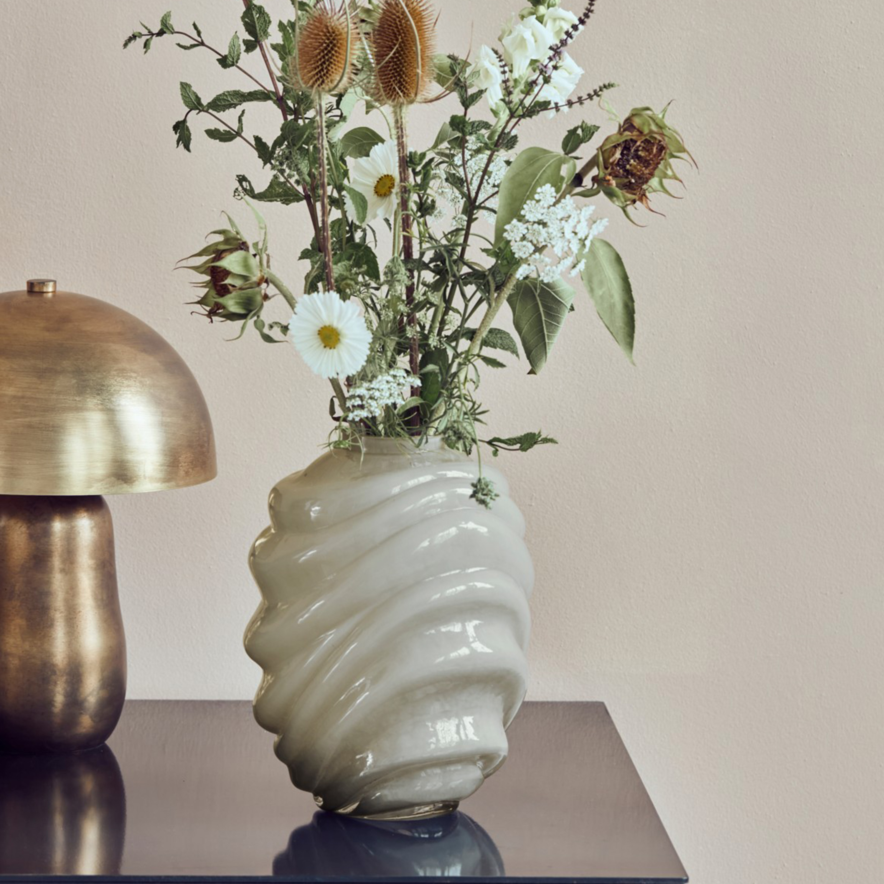 House Doctor Desert  Vasen Vaaleanharmaa 20cm