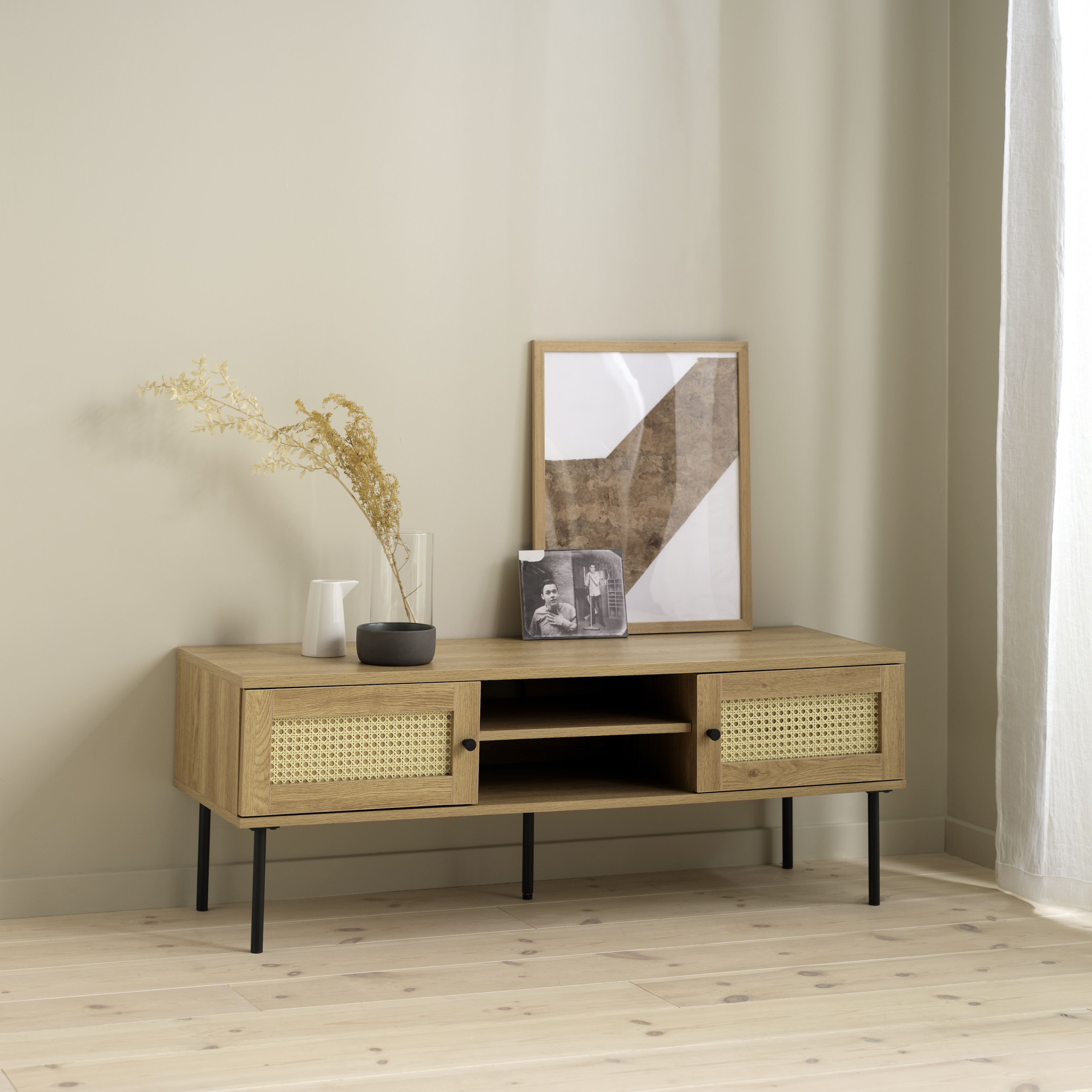 Nordic Home Elin TV-taso Natural 120cm