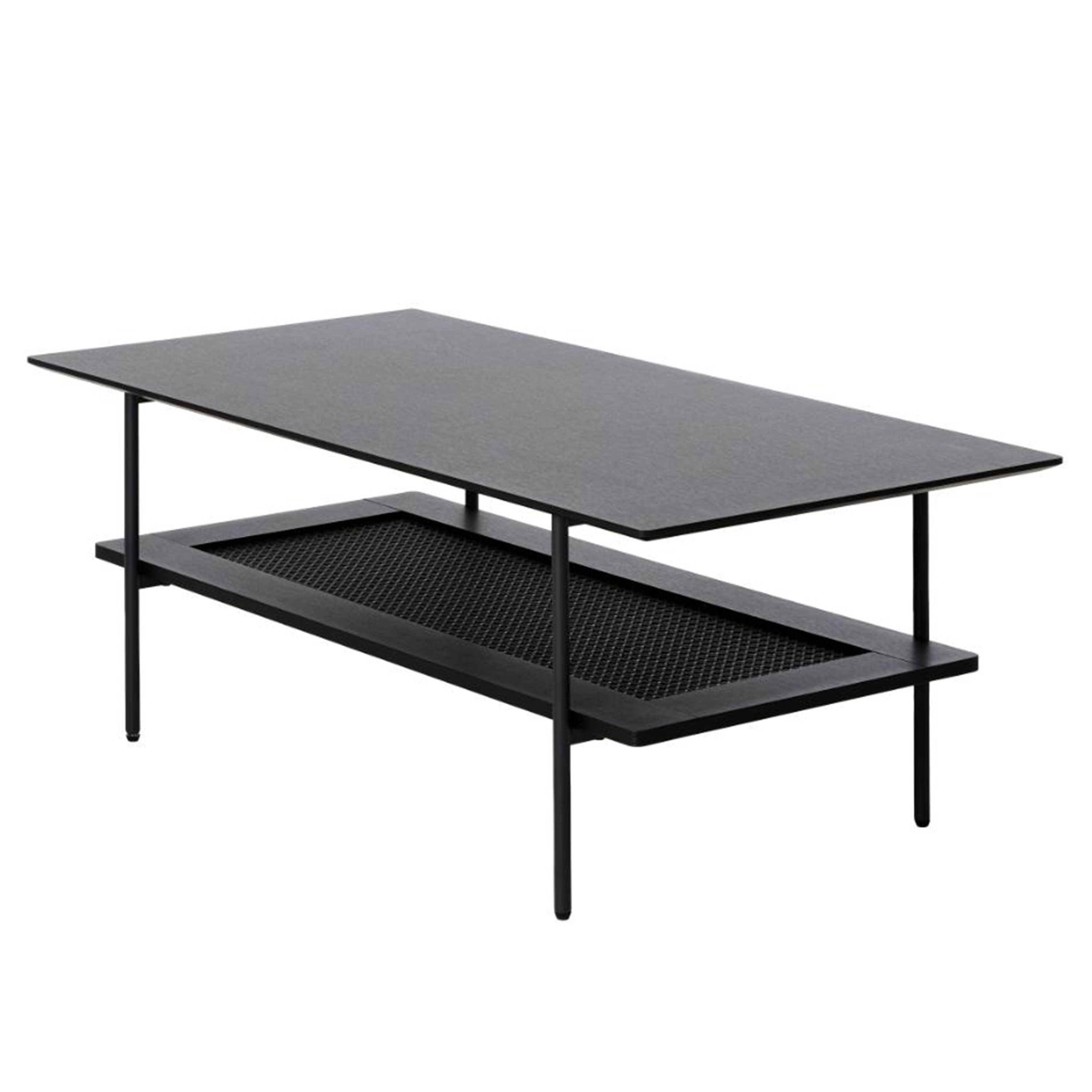 Nordic Home Elin Couchtisch Schwarz 55x110