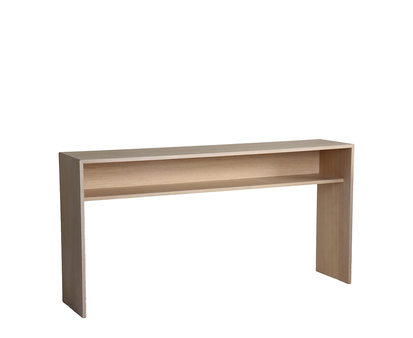 Sleepo Collection Esme Konsolbord med Hylla Vitoljad Ek 160cm