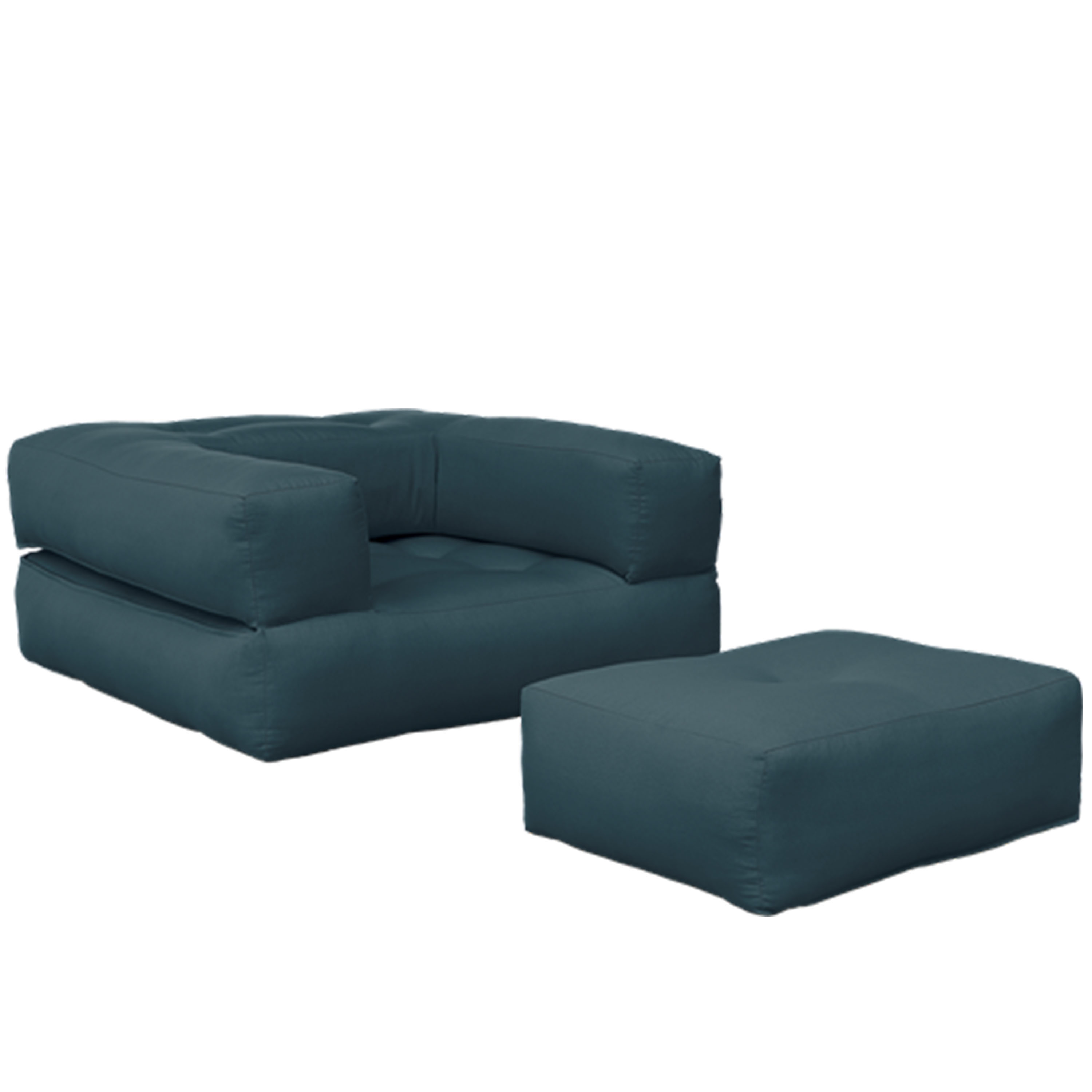 Cube Fåtölj Petrol Blue