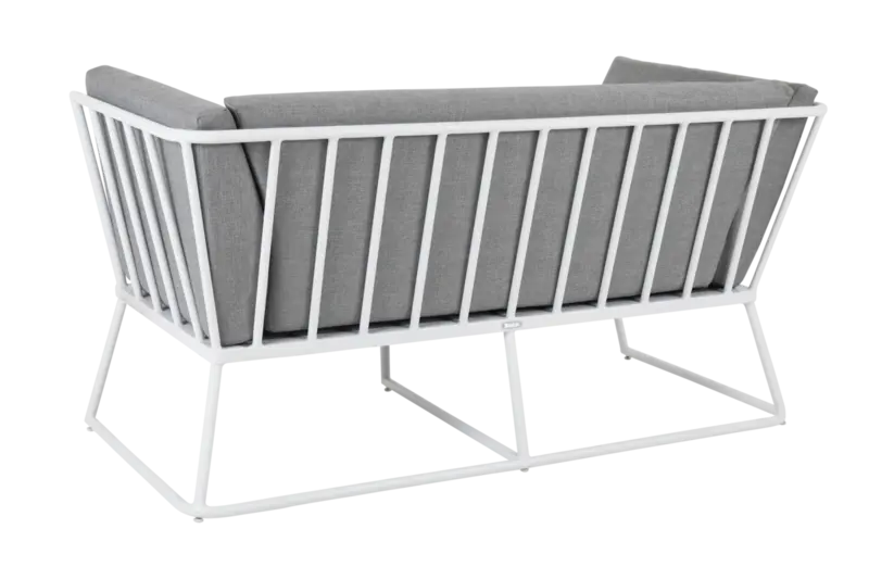 Brafab Vence 2-sits Soffa Vit/Pearl Grey