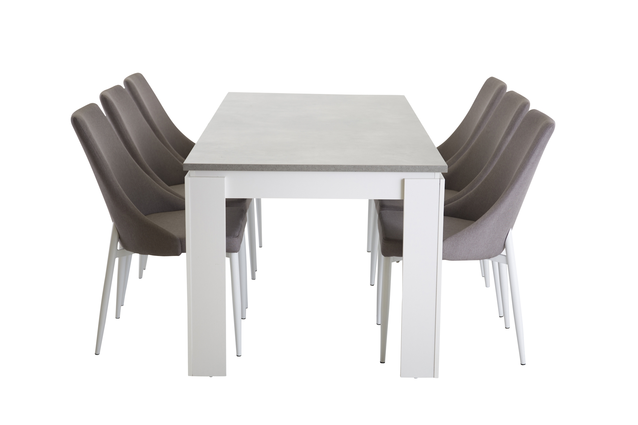 Venture Home Lucy Matstol Grå/Vit