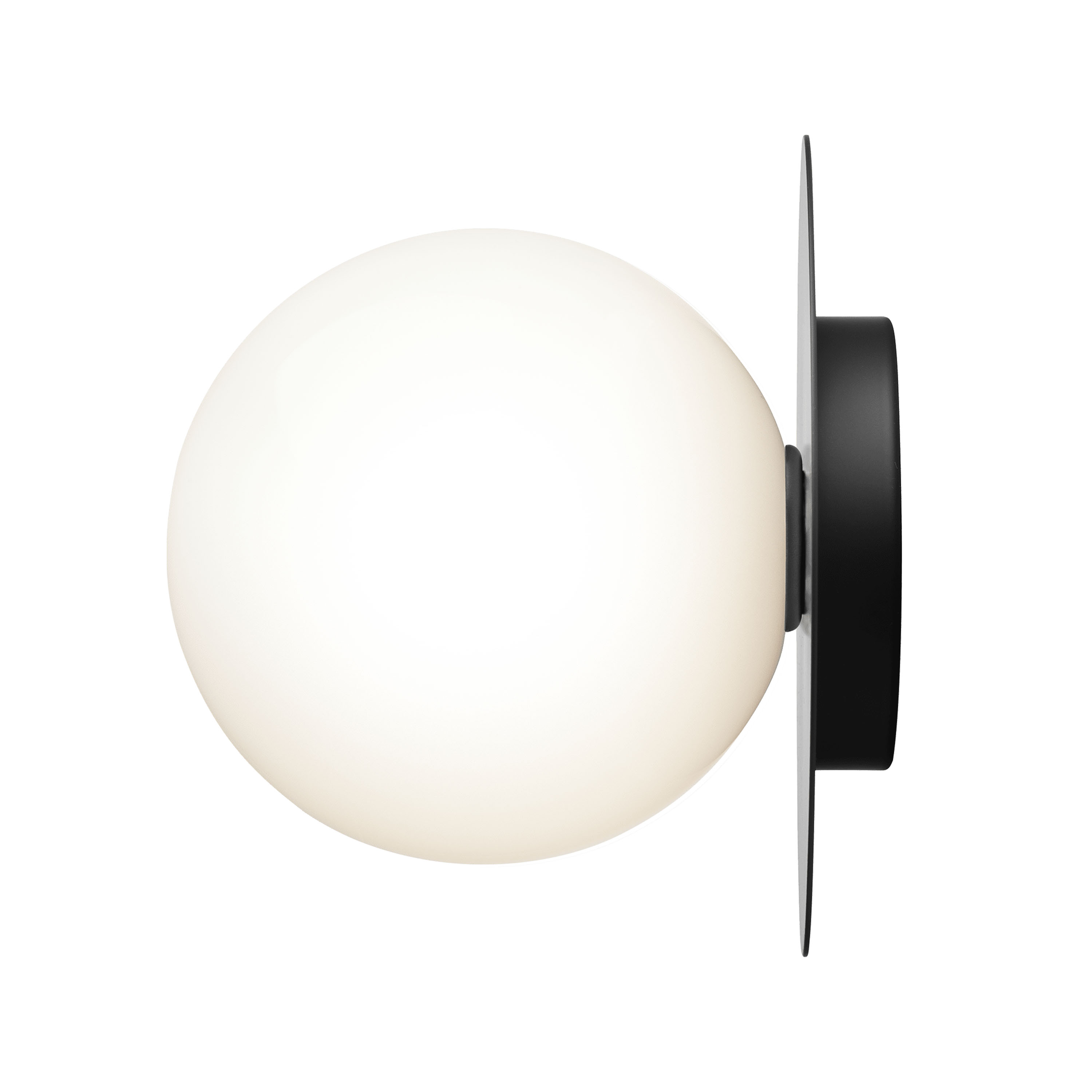 Nuura Liila 1 Vägg-/taklampa Black/Opal Large