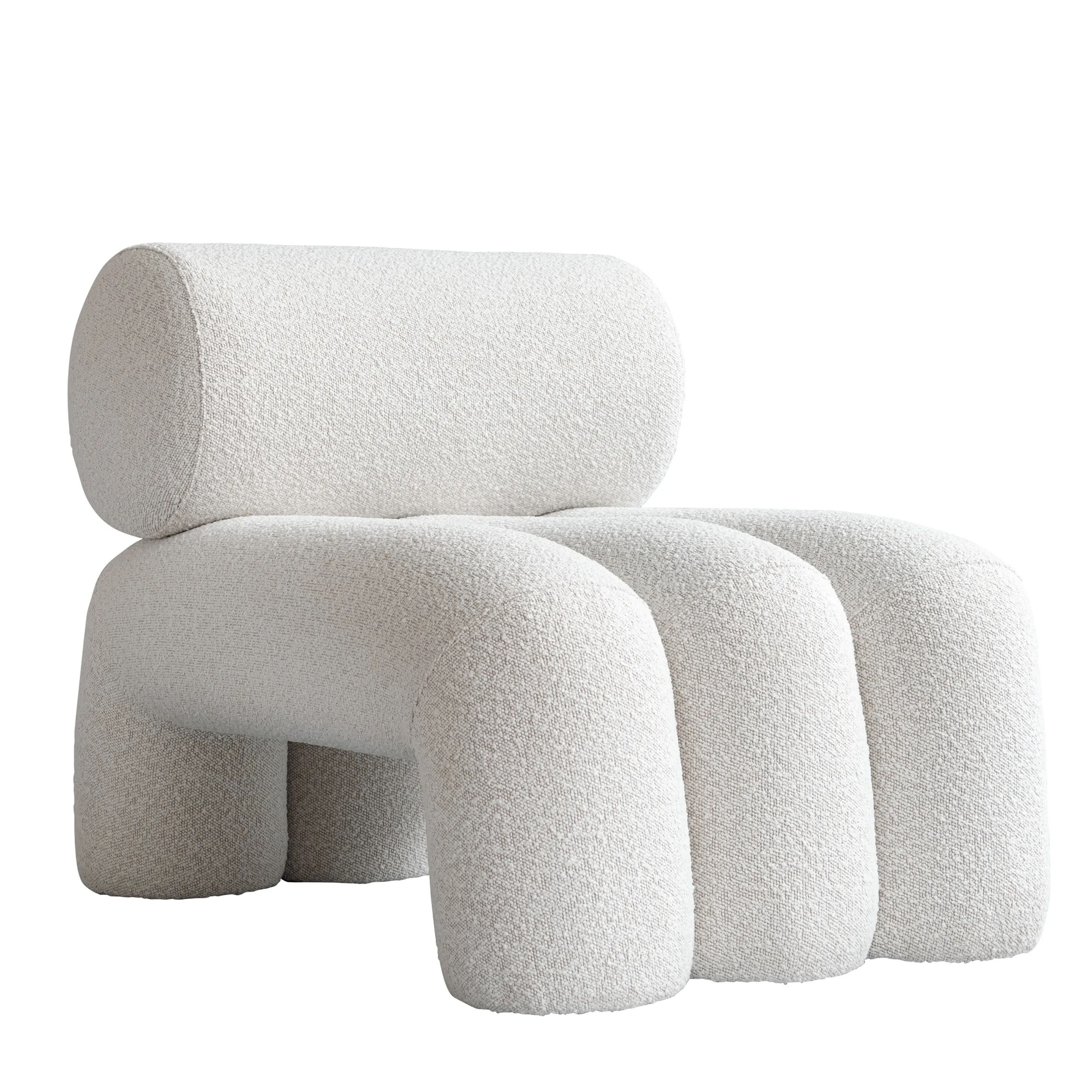 101 Copenhagen - Foku Loungestol i Off White - Hvit  - Loungestoler