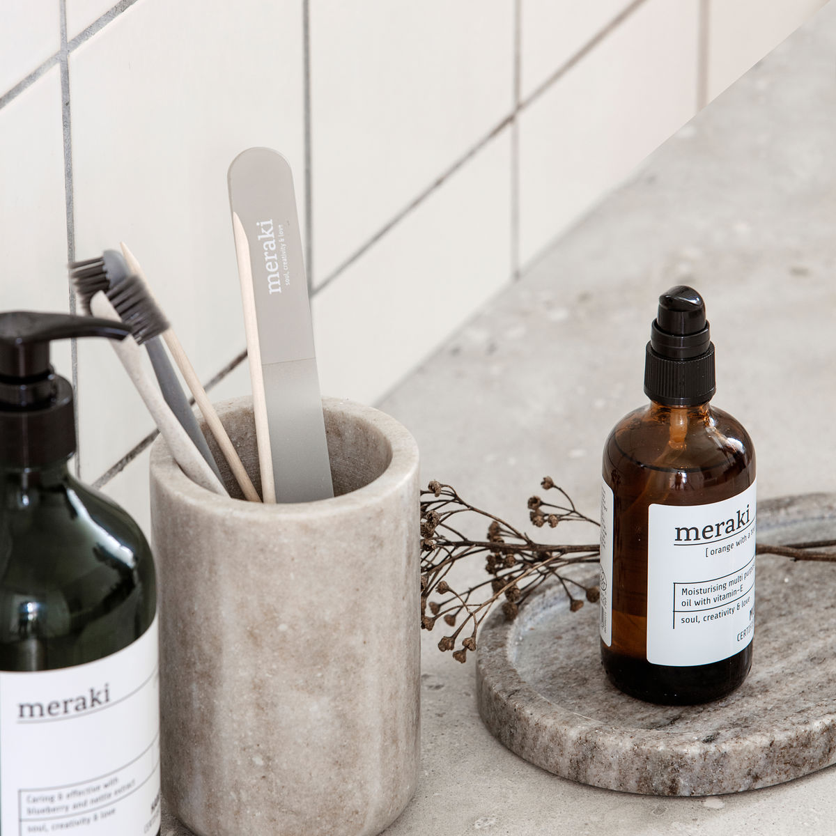 Meraki Marble Alusta Beige 19x12