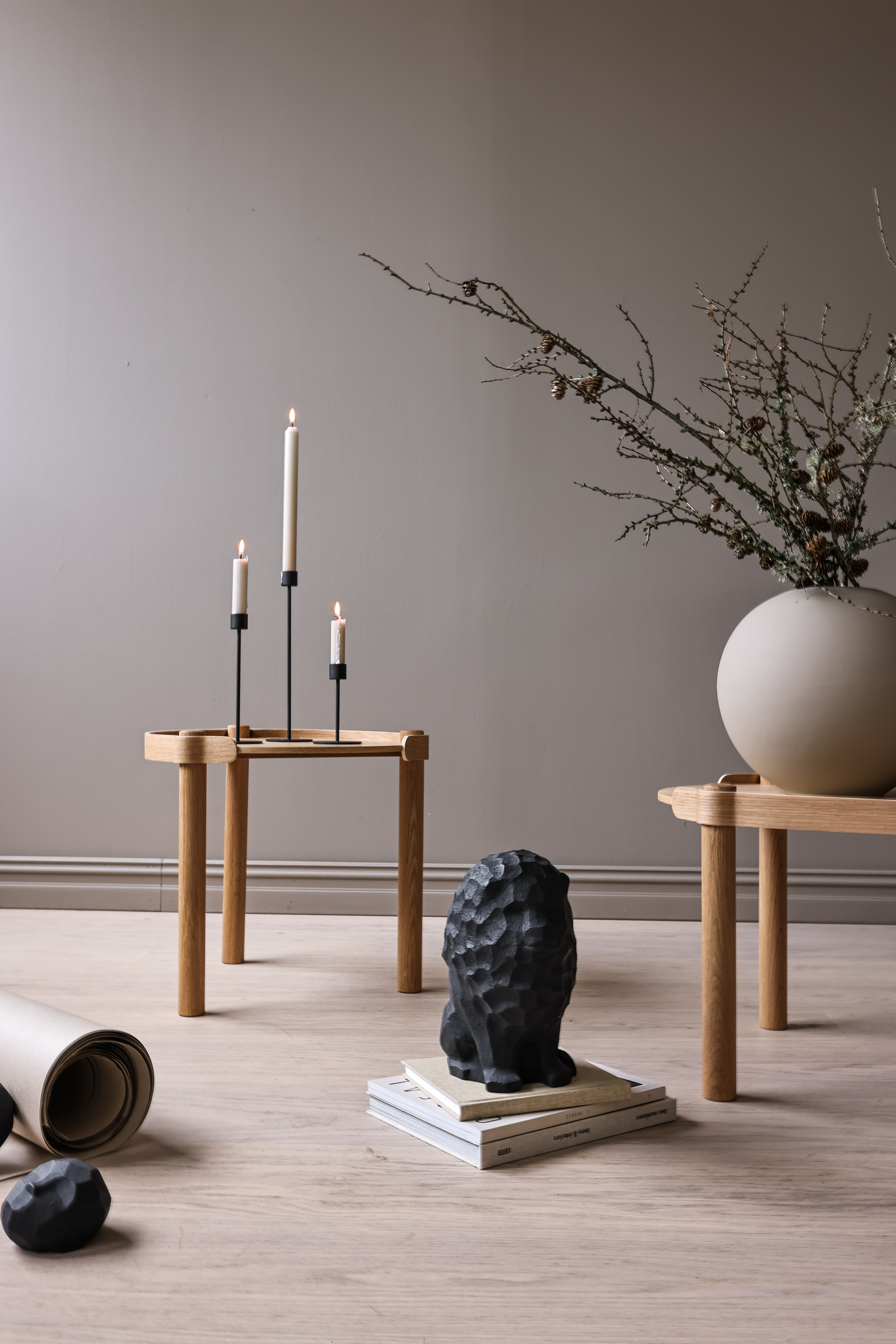 Cooee Design Ljusstake Black 13cm