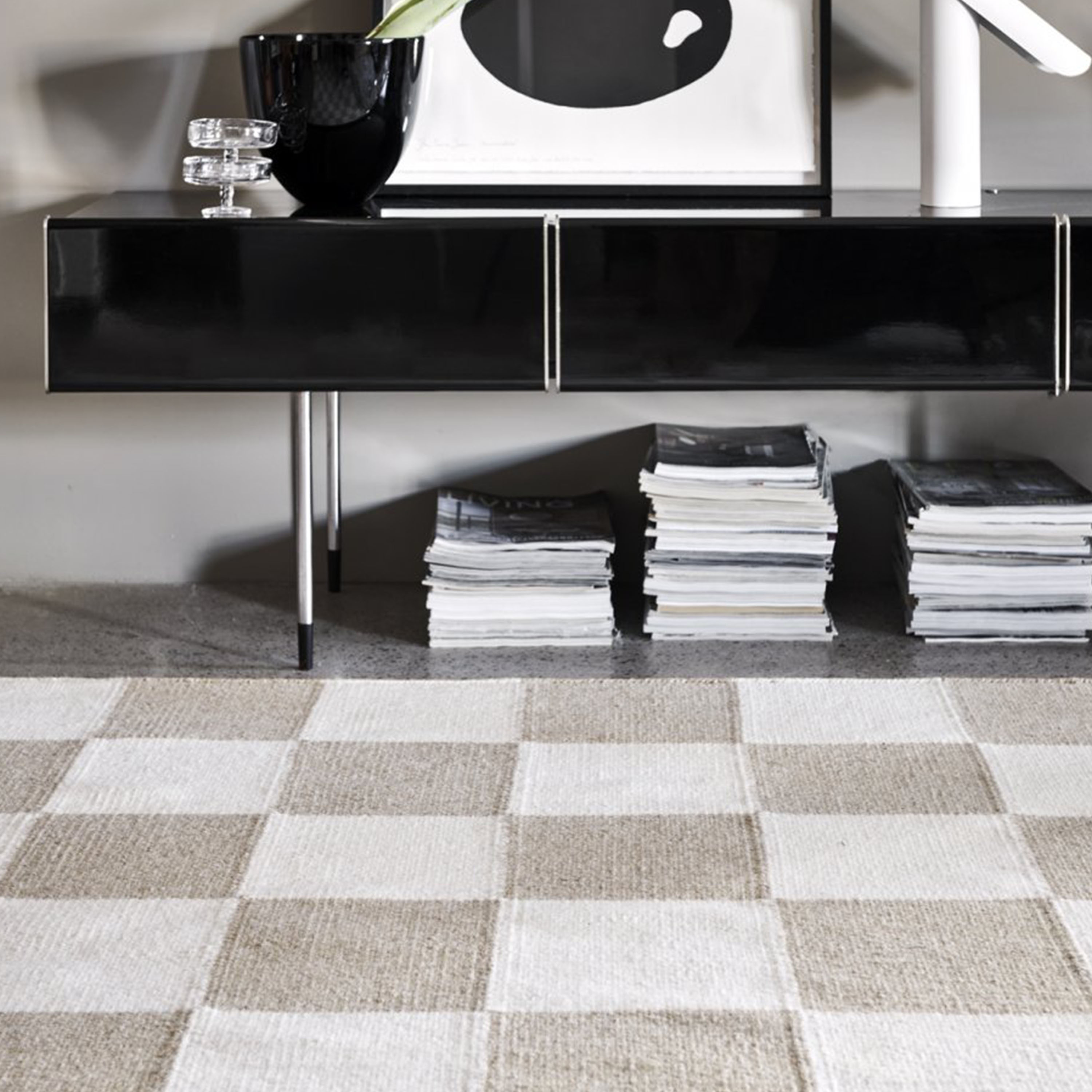 Classic Collection Teppe Square Hvit/Natur 300x400