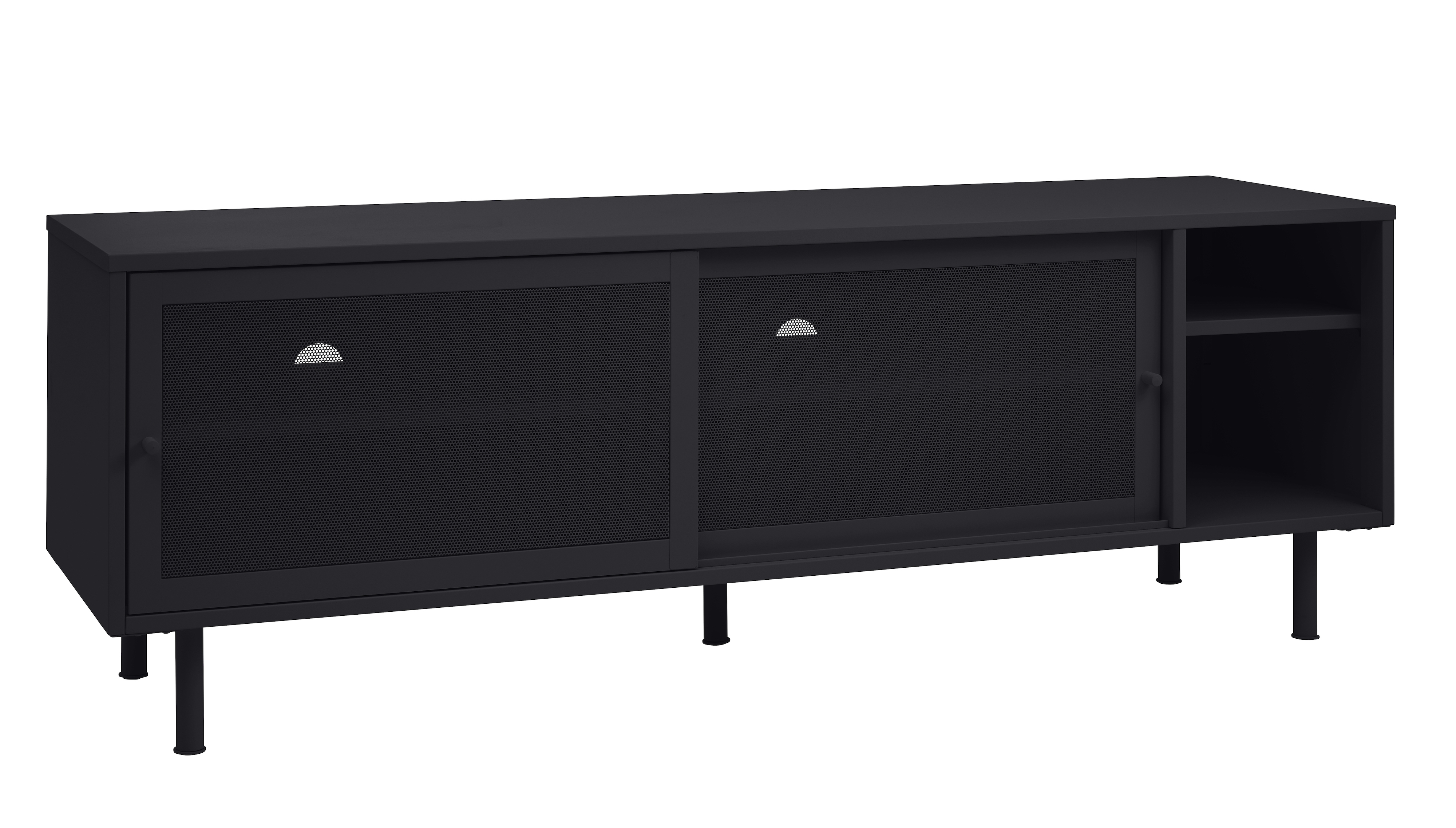 Nordic Home - Isaac TV-Bänk Black 160cm - Svart