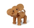 Ollie Elephant Dekoration Ek/Lönn 15cm