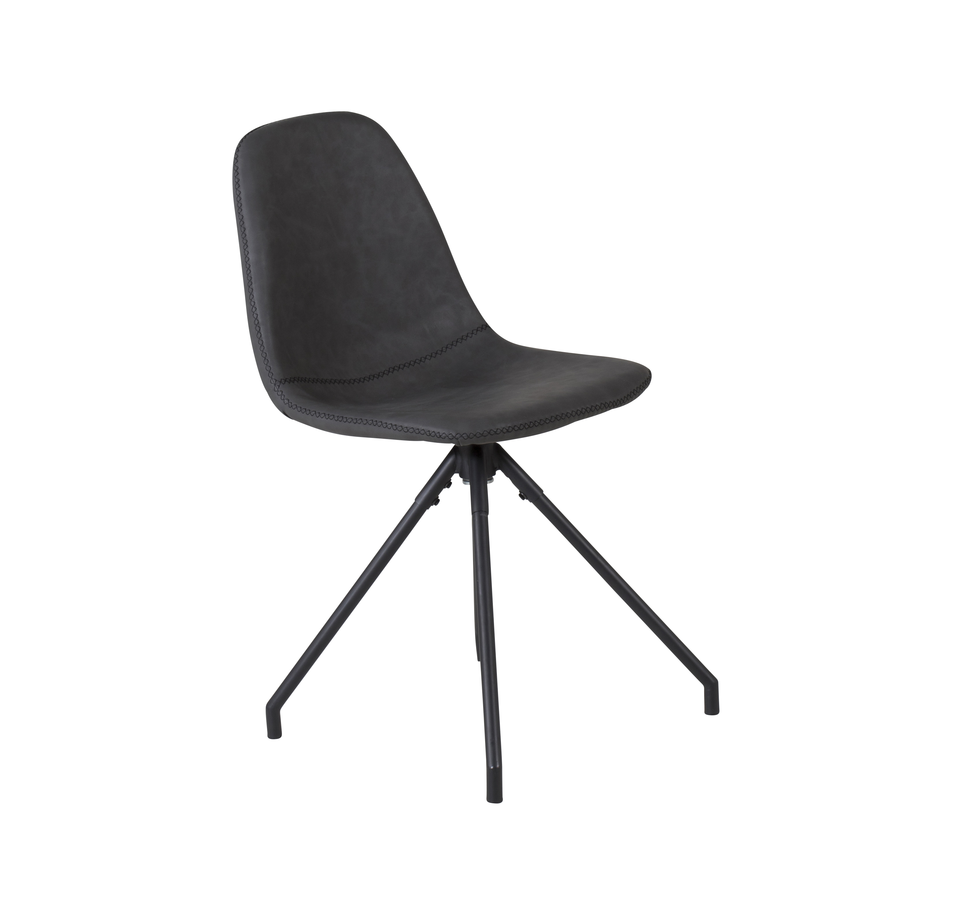 Susanne Matstol Konstläder Svart