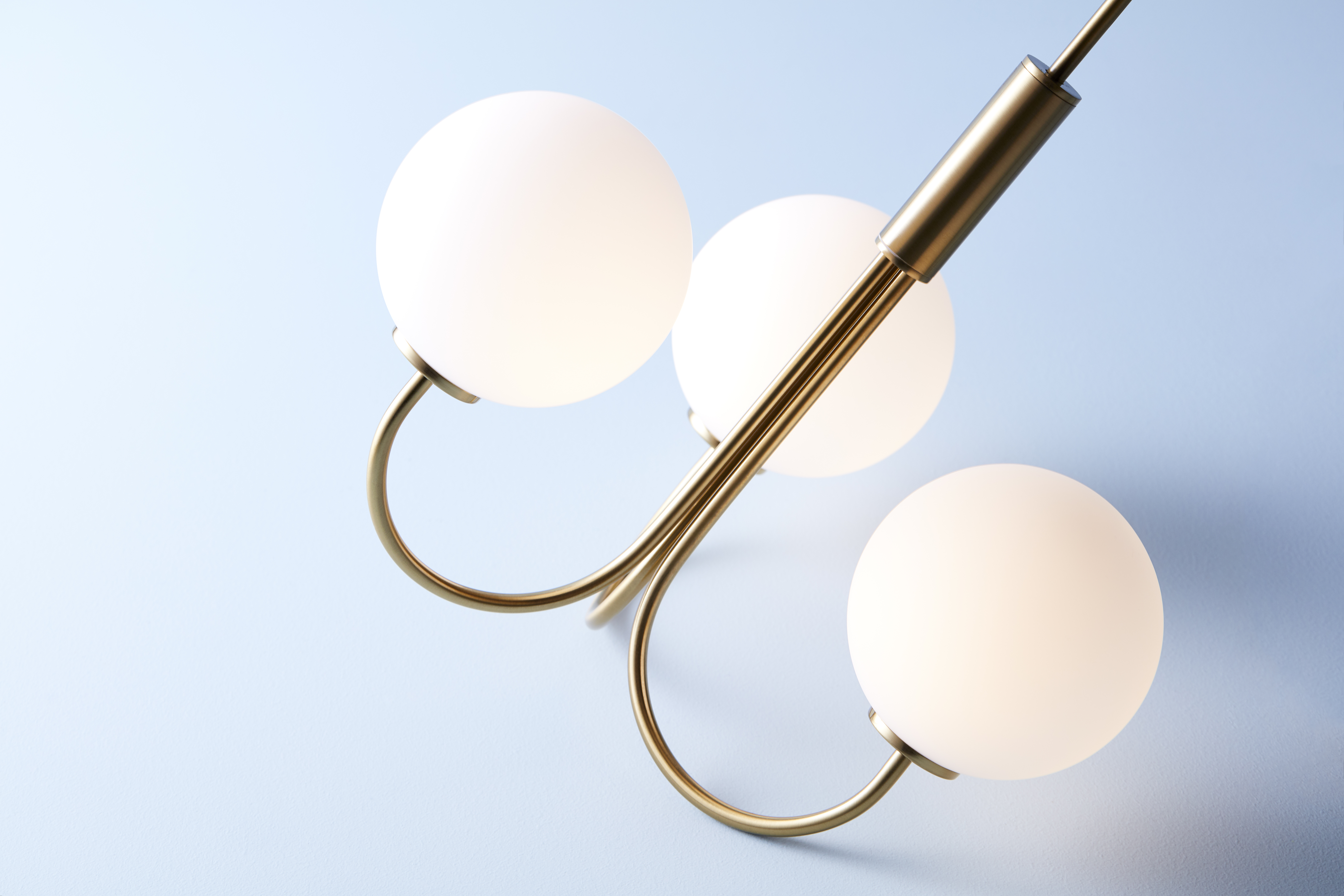 Herstal Ballon Messing Hängelampe