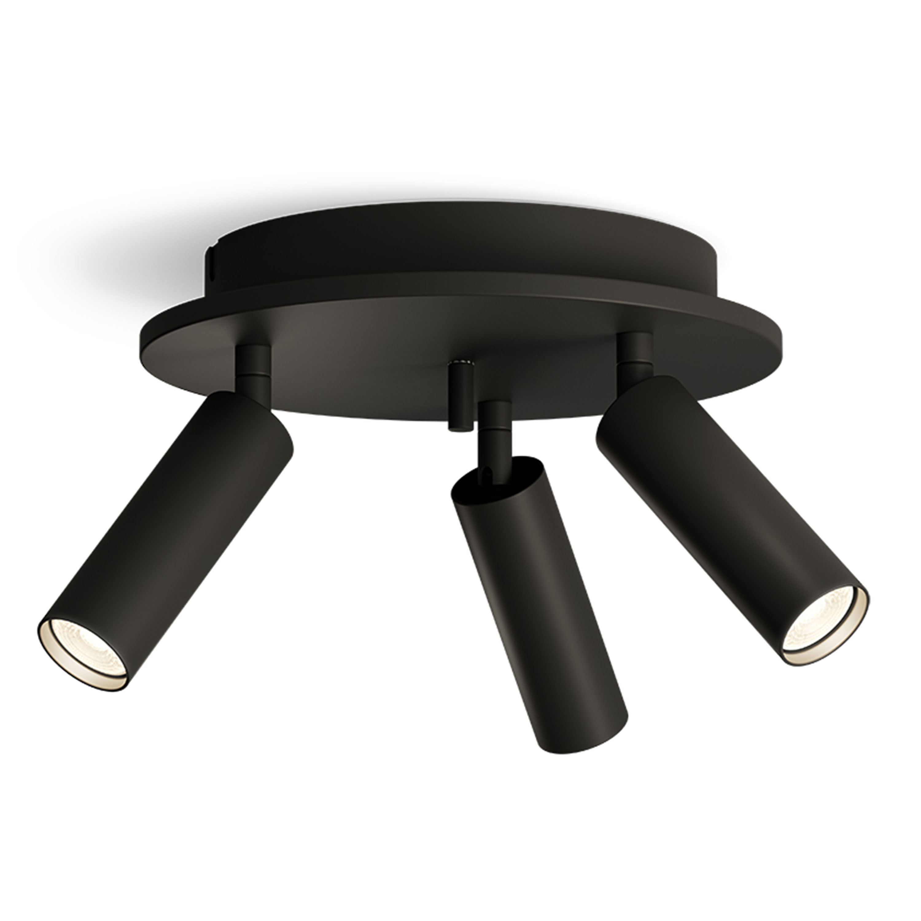 Pipeline Rund 3 Spotlight Mattsvart