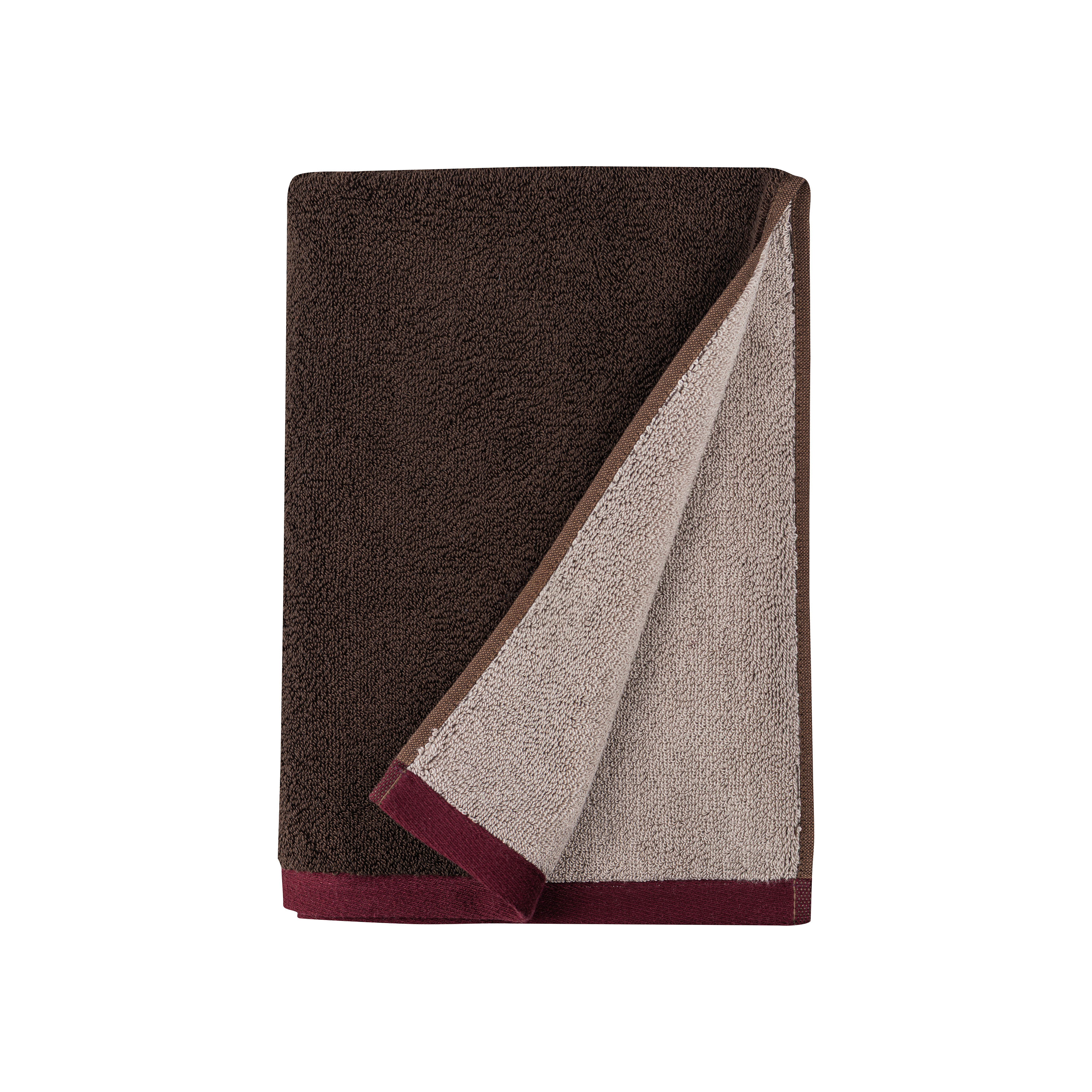 Soft Handtuch Braun/Sand 40x55 2er-Pack