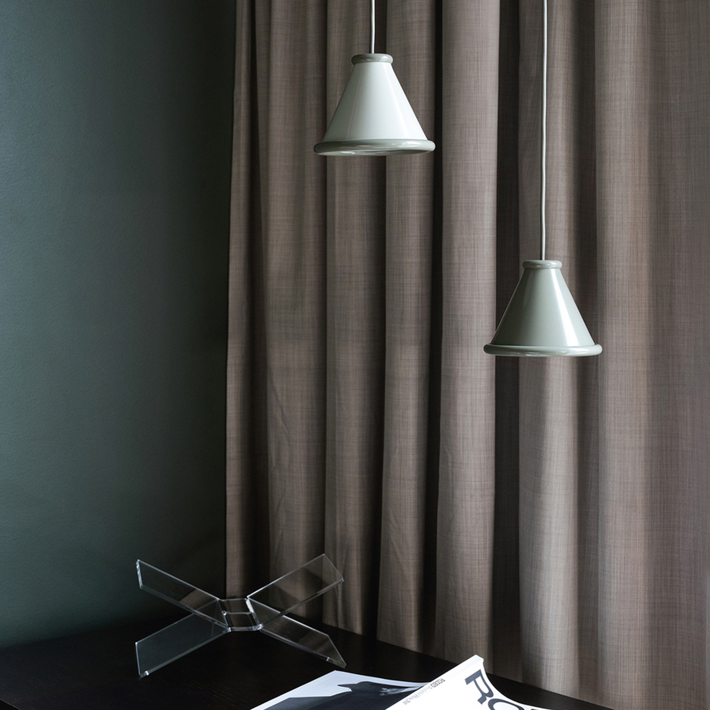 Belid Belle Kattovalaisin Pepple Grey/Moss Grey Ø15