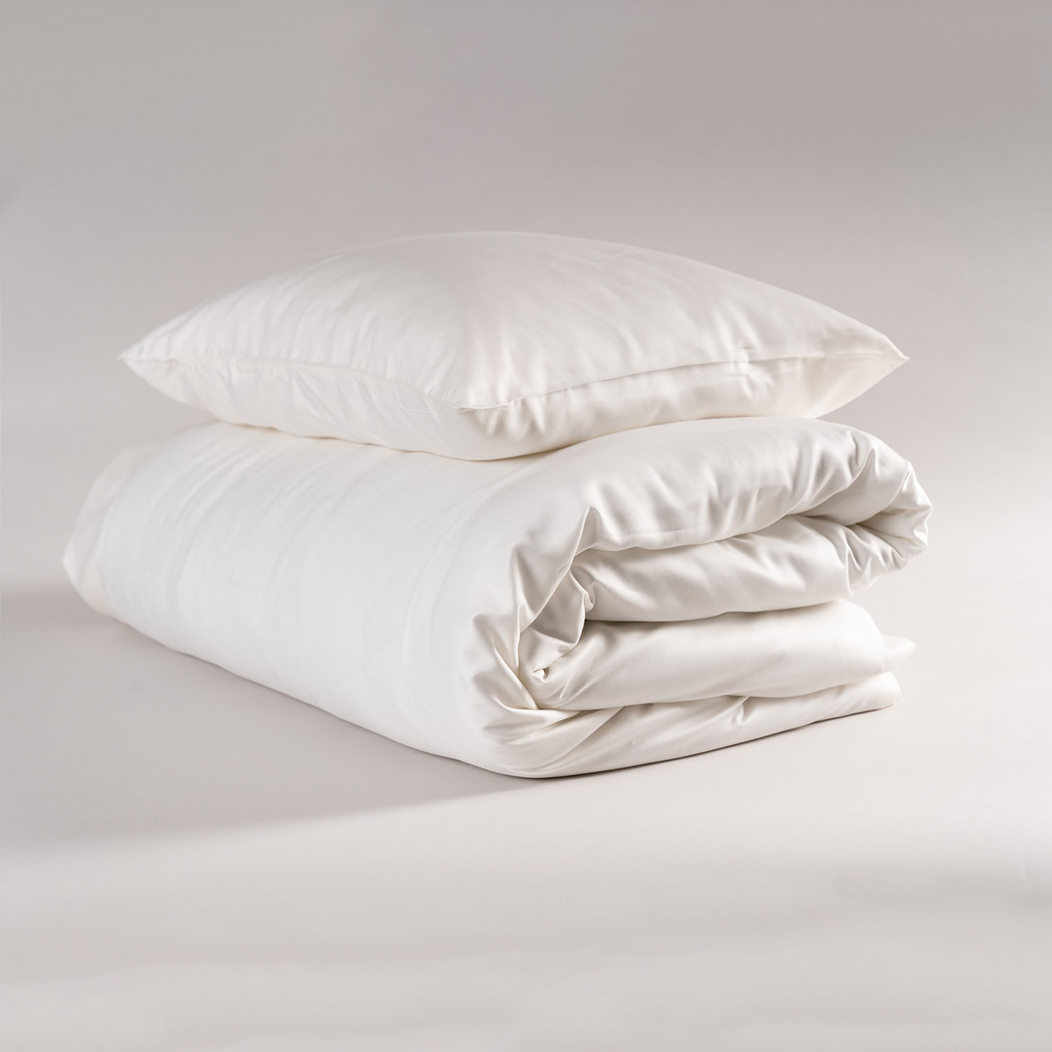 Bamburino Pussilakanasetti Bambu Valkoinen 150x210/50x60