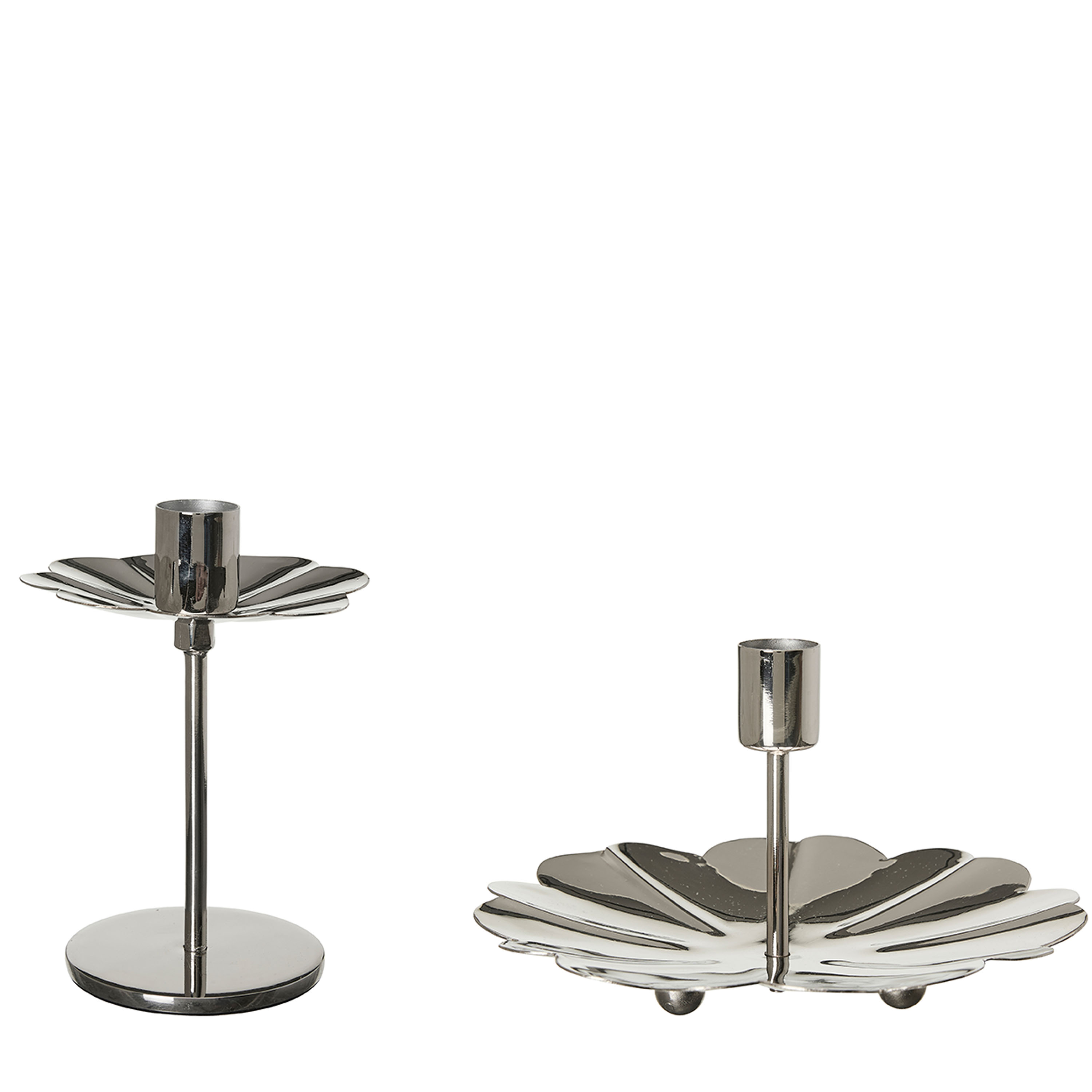 Wikholm Form Cheryl Ljusstake Krom 2-pack