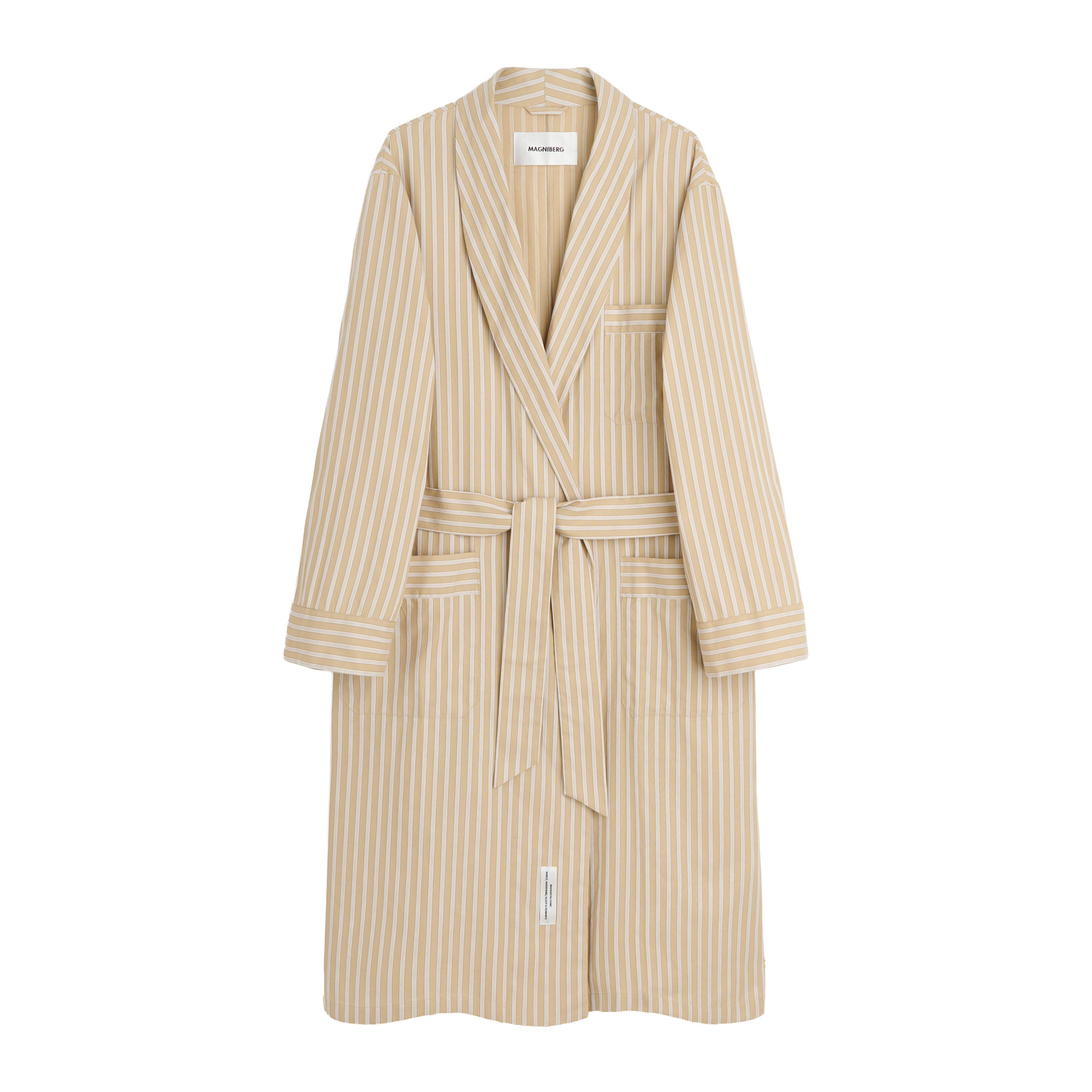 Voyage Kylpytakki Stripe Beige Medium