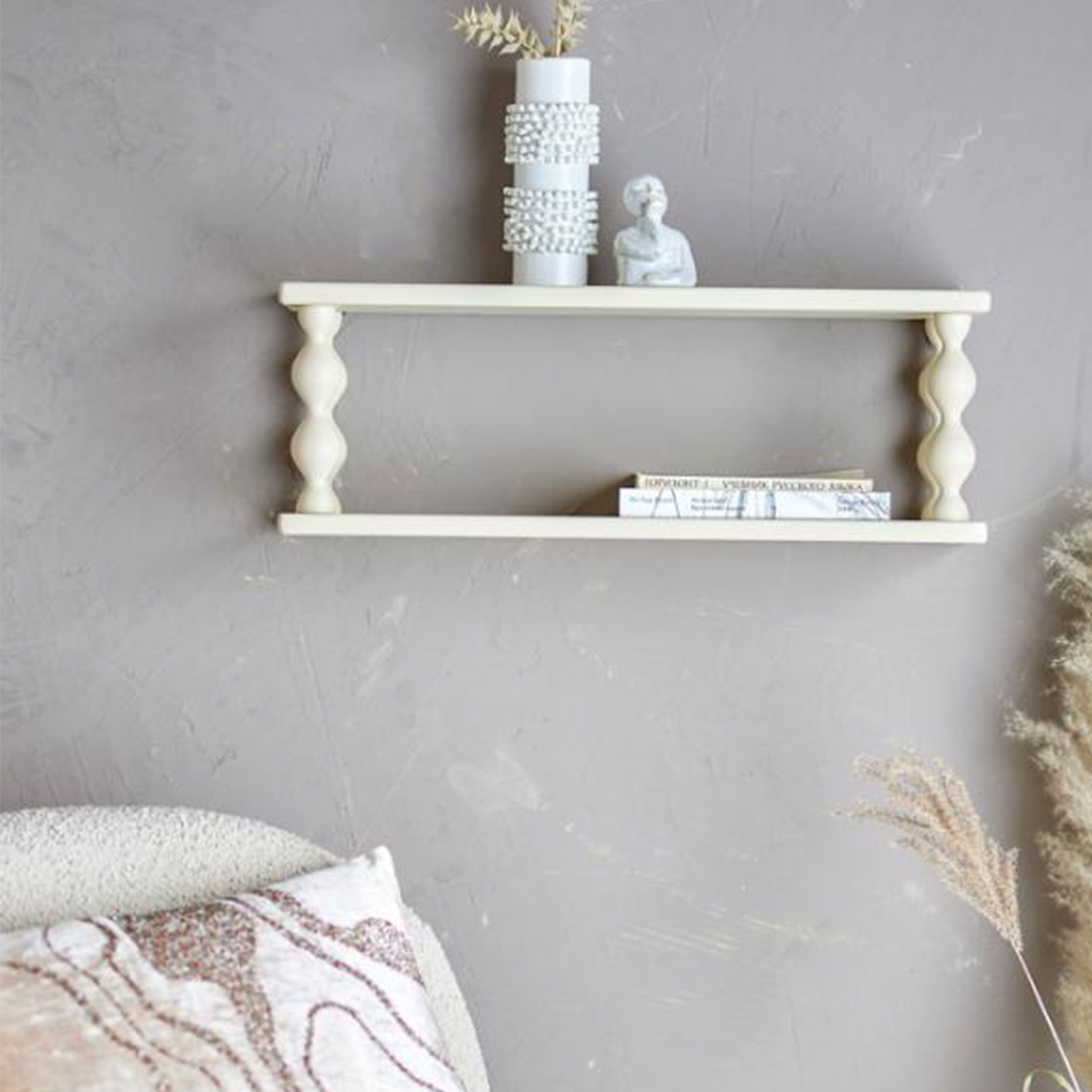 Bloomingville Salino Seinähylly White 60x21