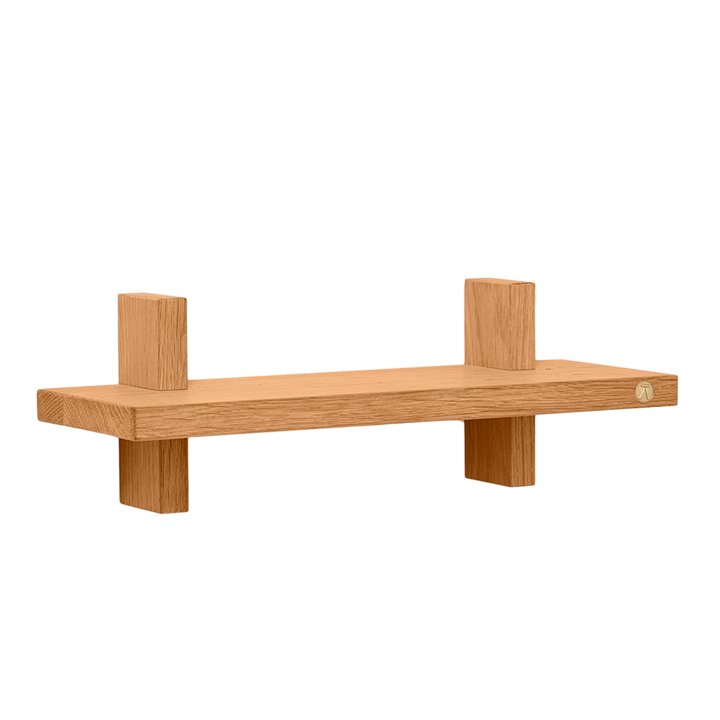 Treat Single Vägghylla Oljad Ek Small