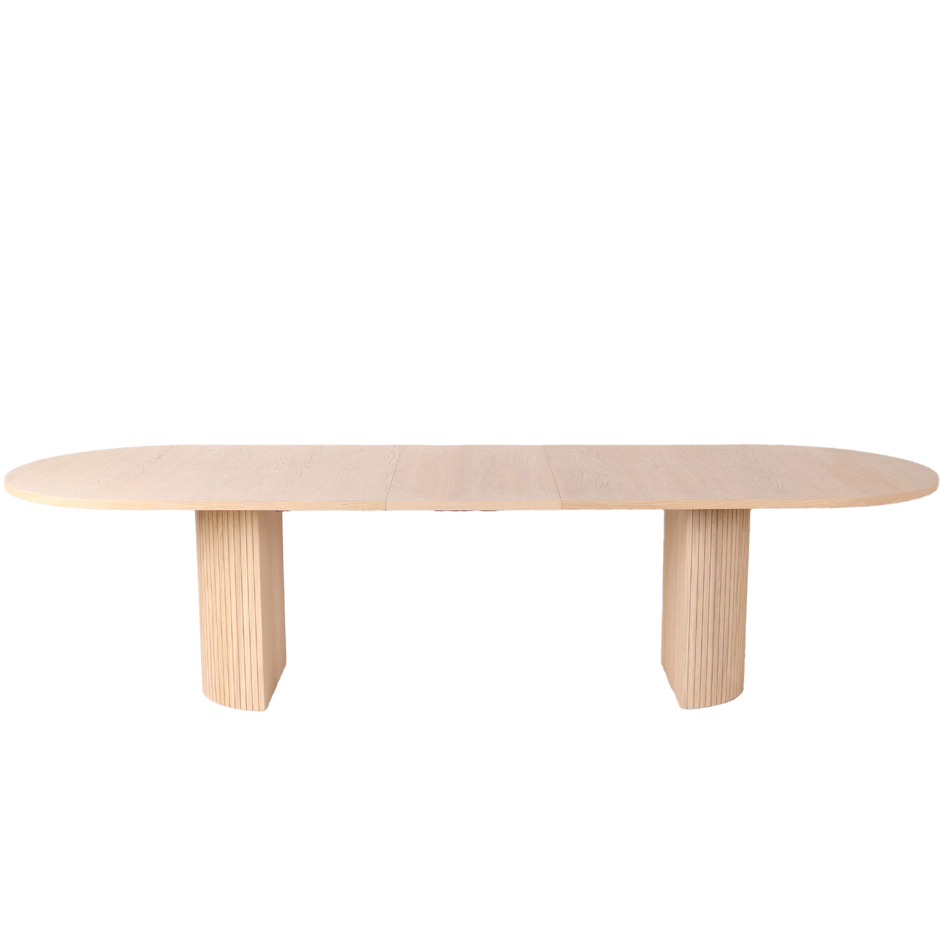 Bauer Spisebord Hvitoljet Eik 250+50