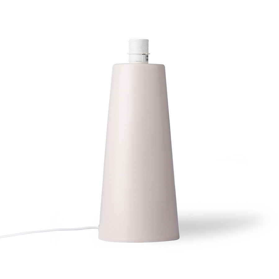HKliving - Cone Lampfot Light Matt Skin 40cm - Beige