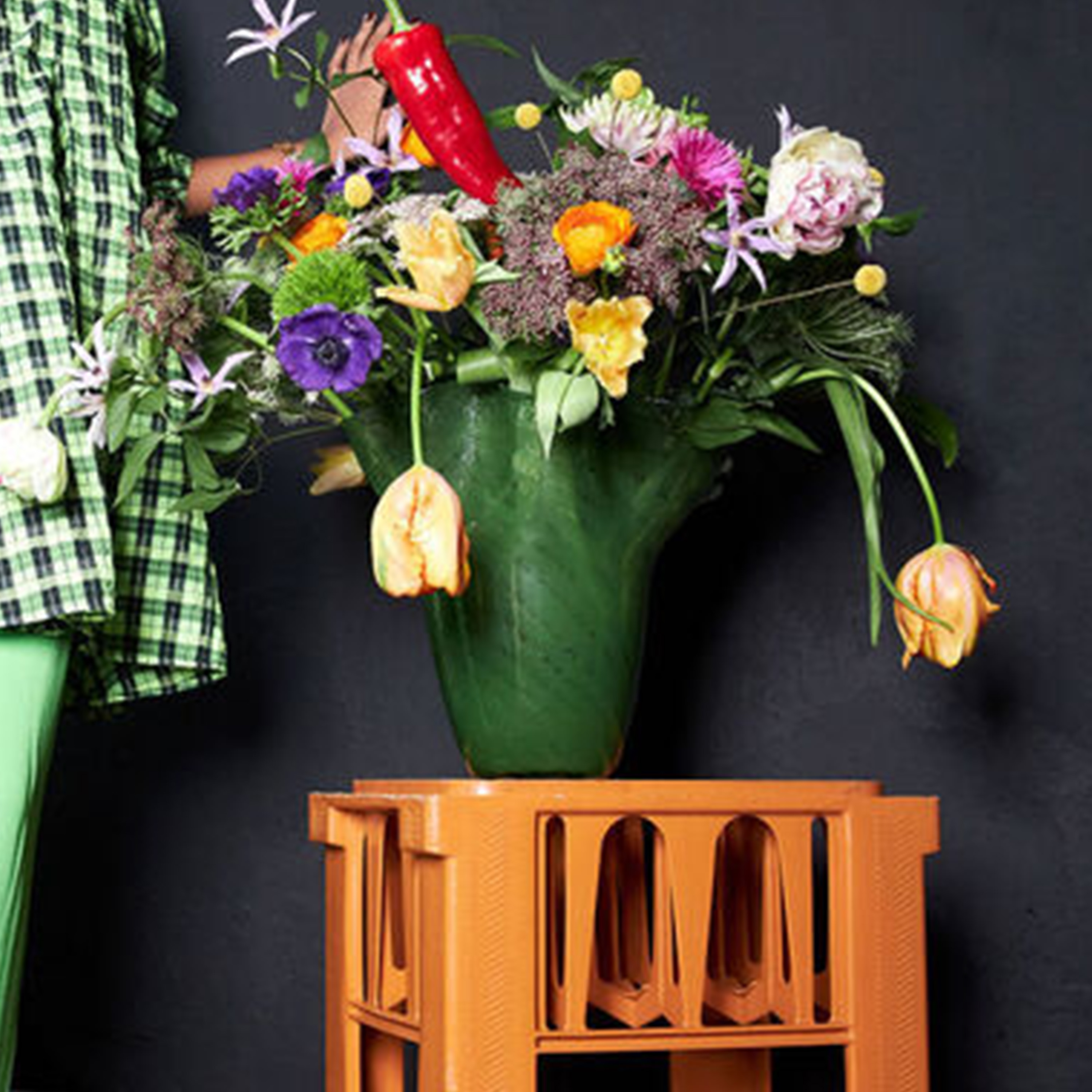 Byon Tiggy Vas Grön L