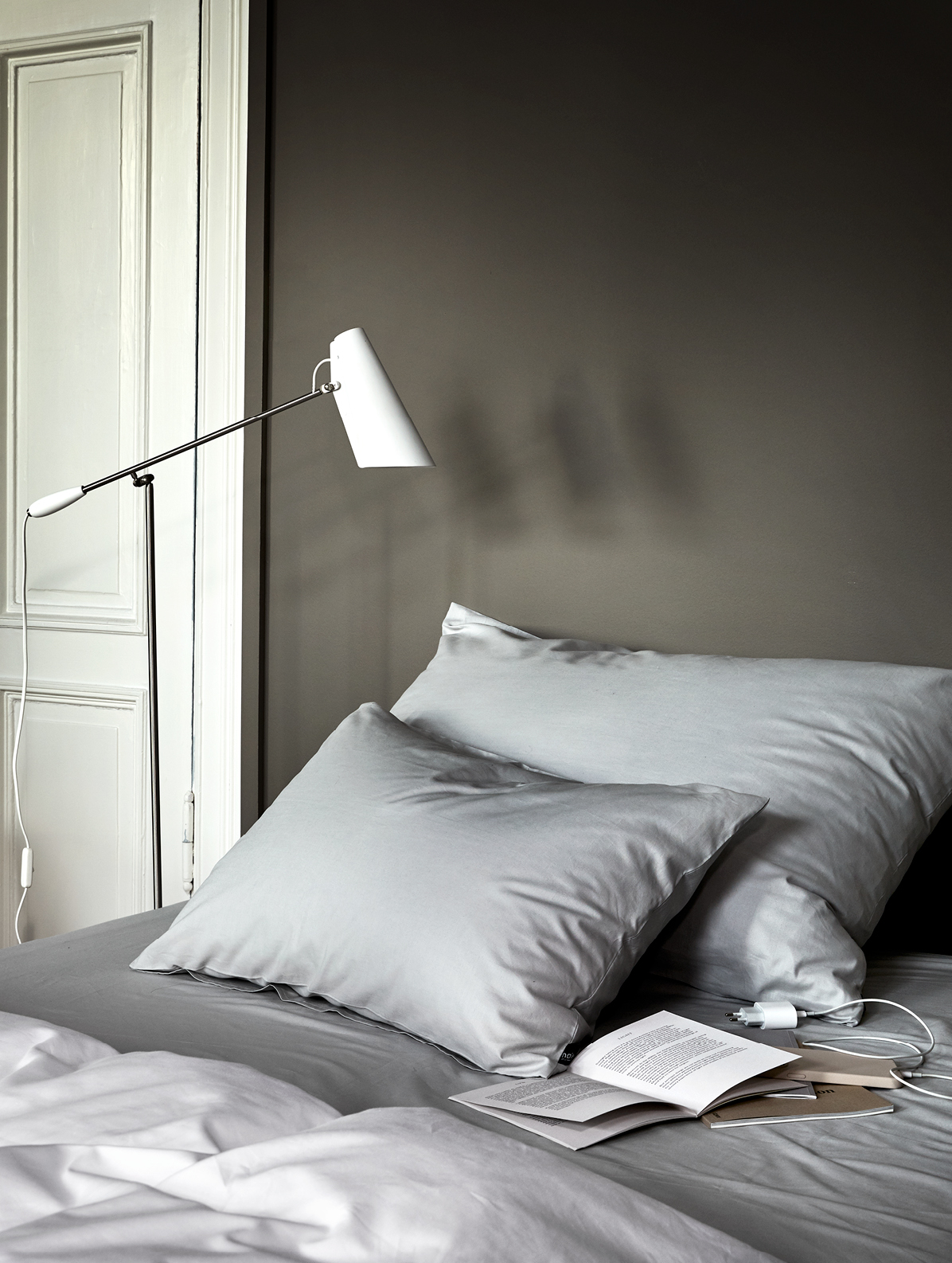 Høie Örngott Bomull Ljusgrå 50x60