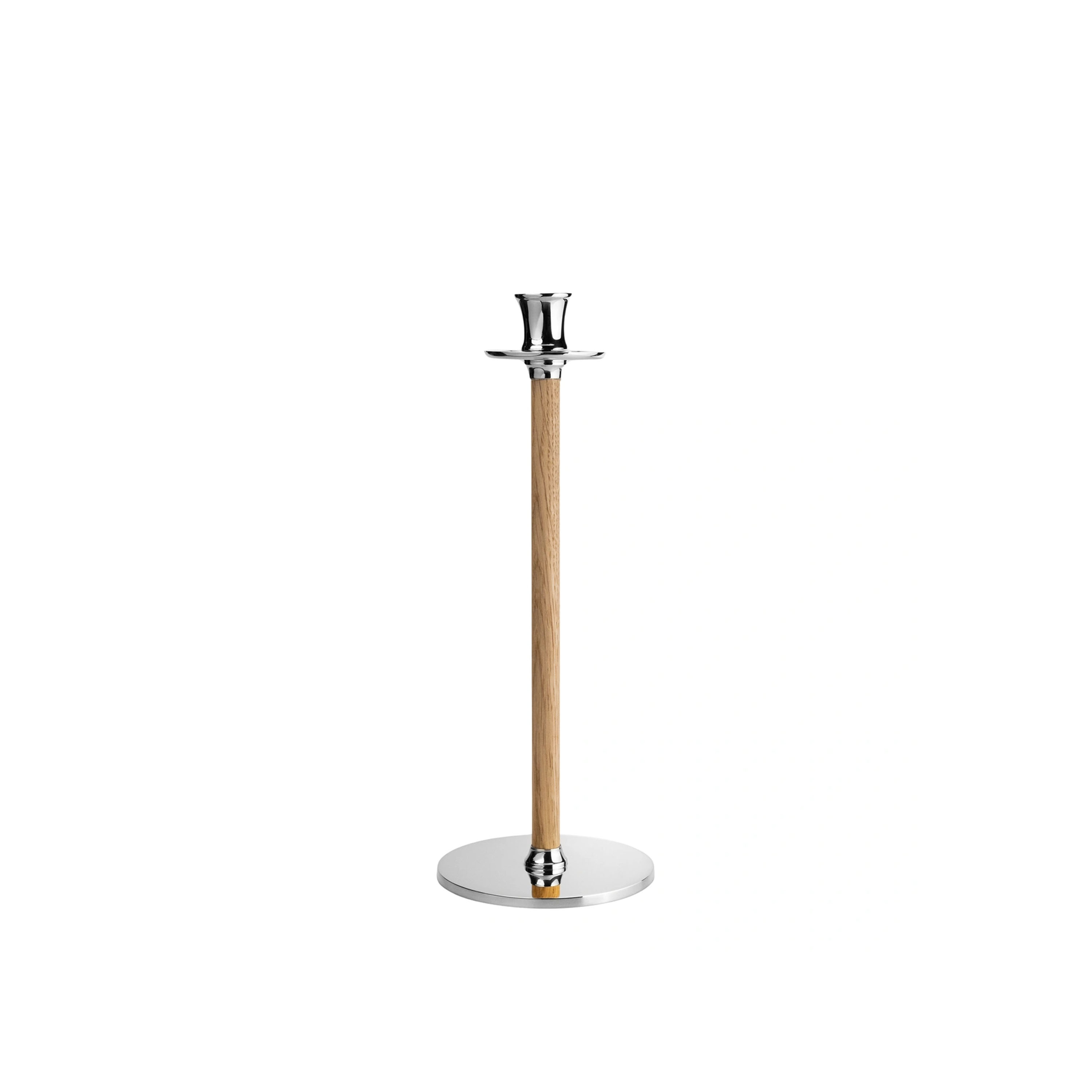 Alto Basso Ljusstake Silver/White pigmented 35cm