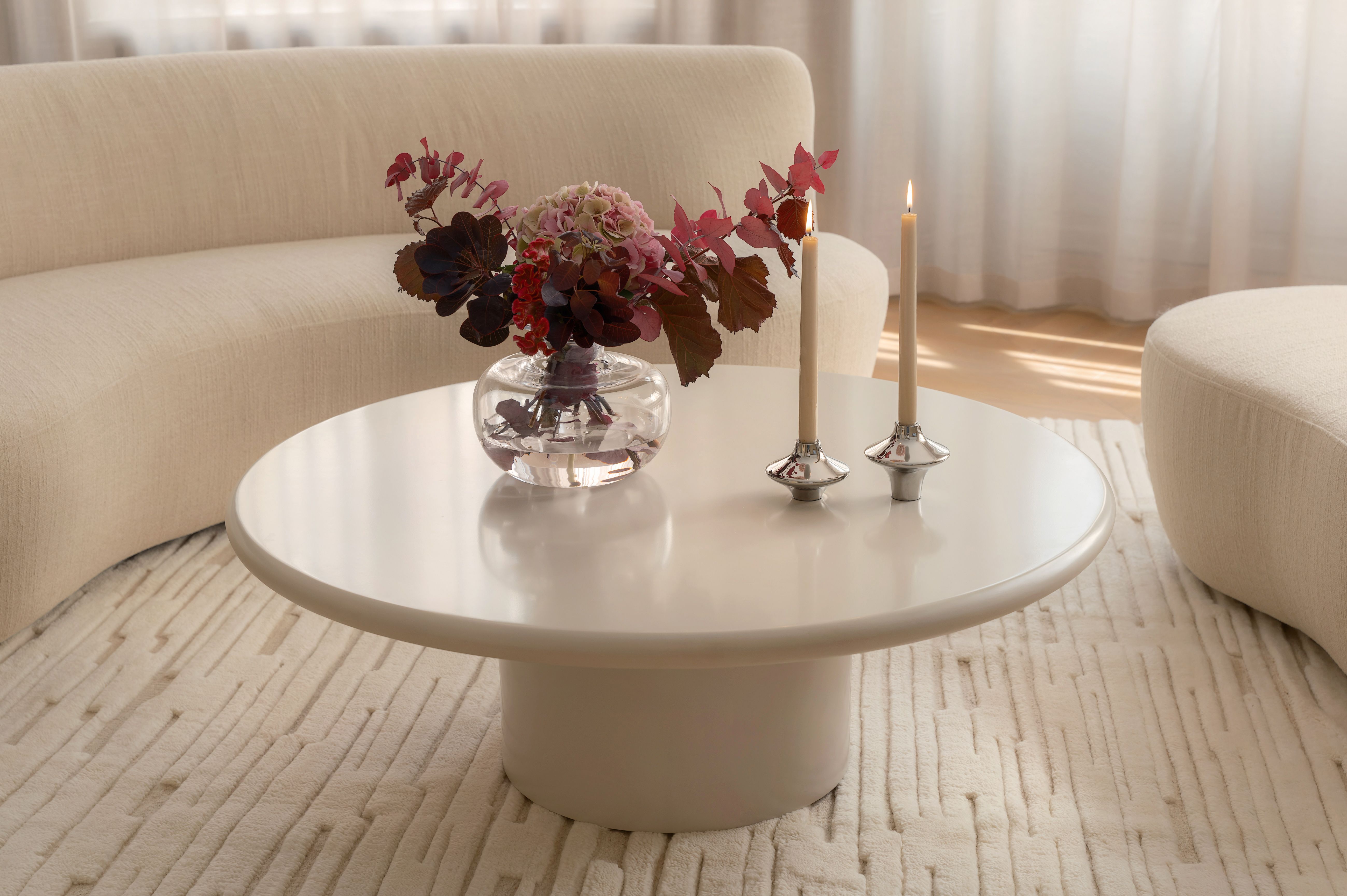 Sleepo Collection Isla Sofabord Sand 110cm