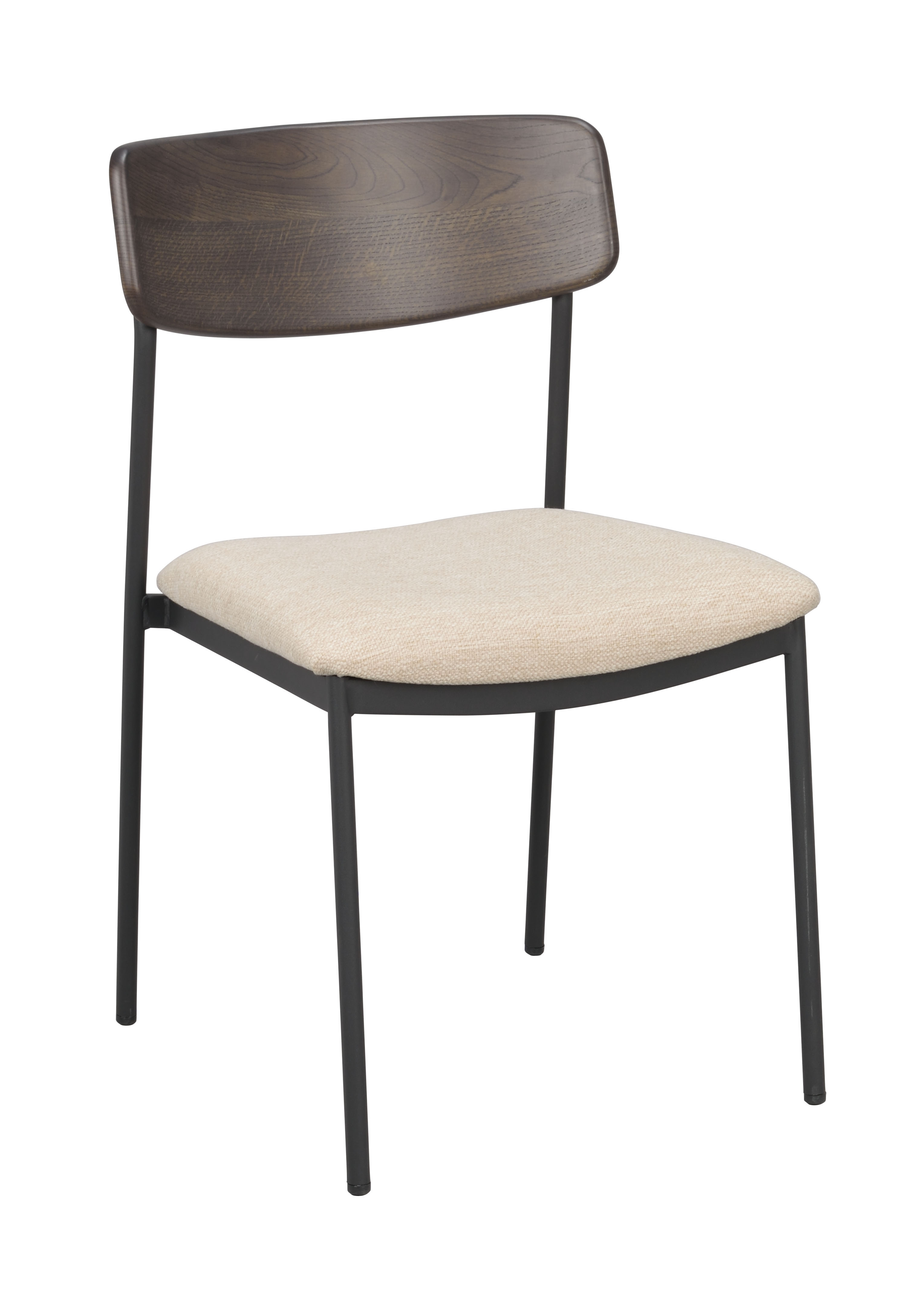 Maymont Matstol Brun Ek/Ljusbeige/Svart