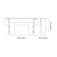 Design House Stockholm Flip Multibord Ek 160cm