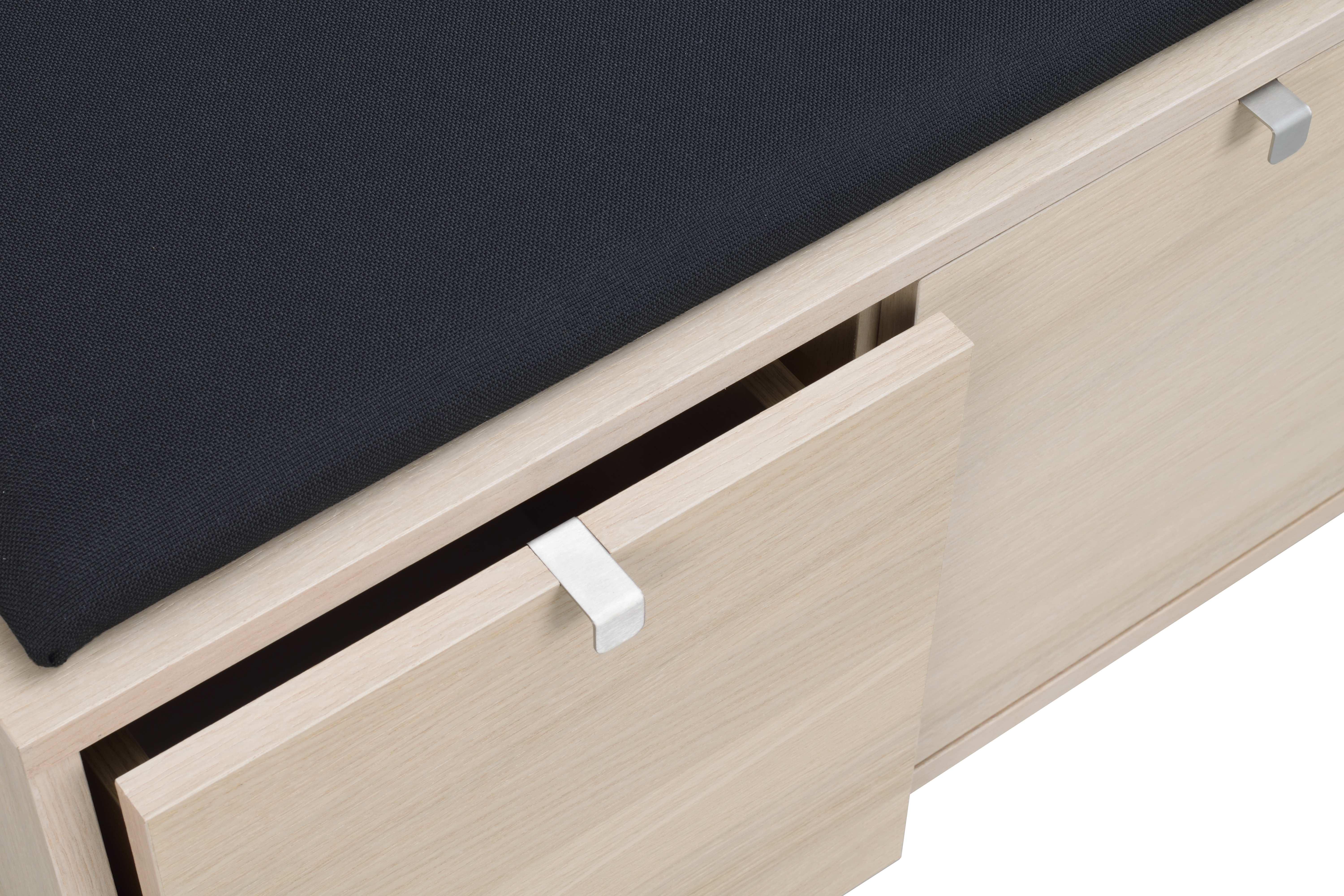 Rowico Home Confetti Bänk 3 Vitpigmenterad/Svart