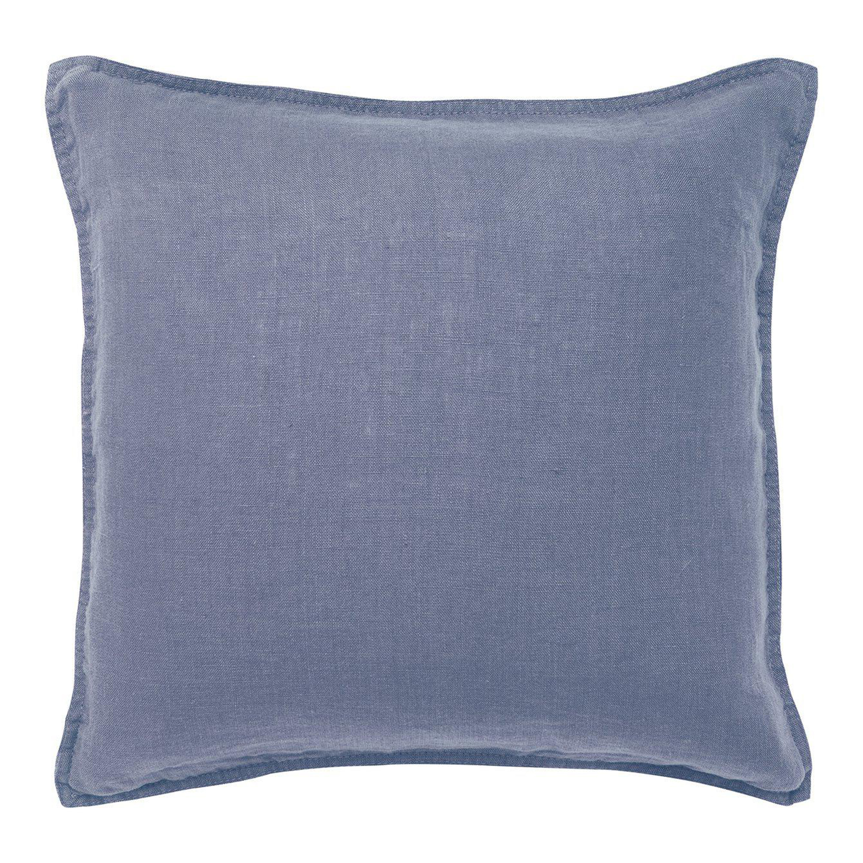 Julie Kuddfodral Linne Blå 45x45