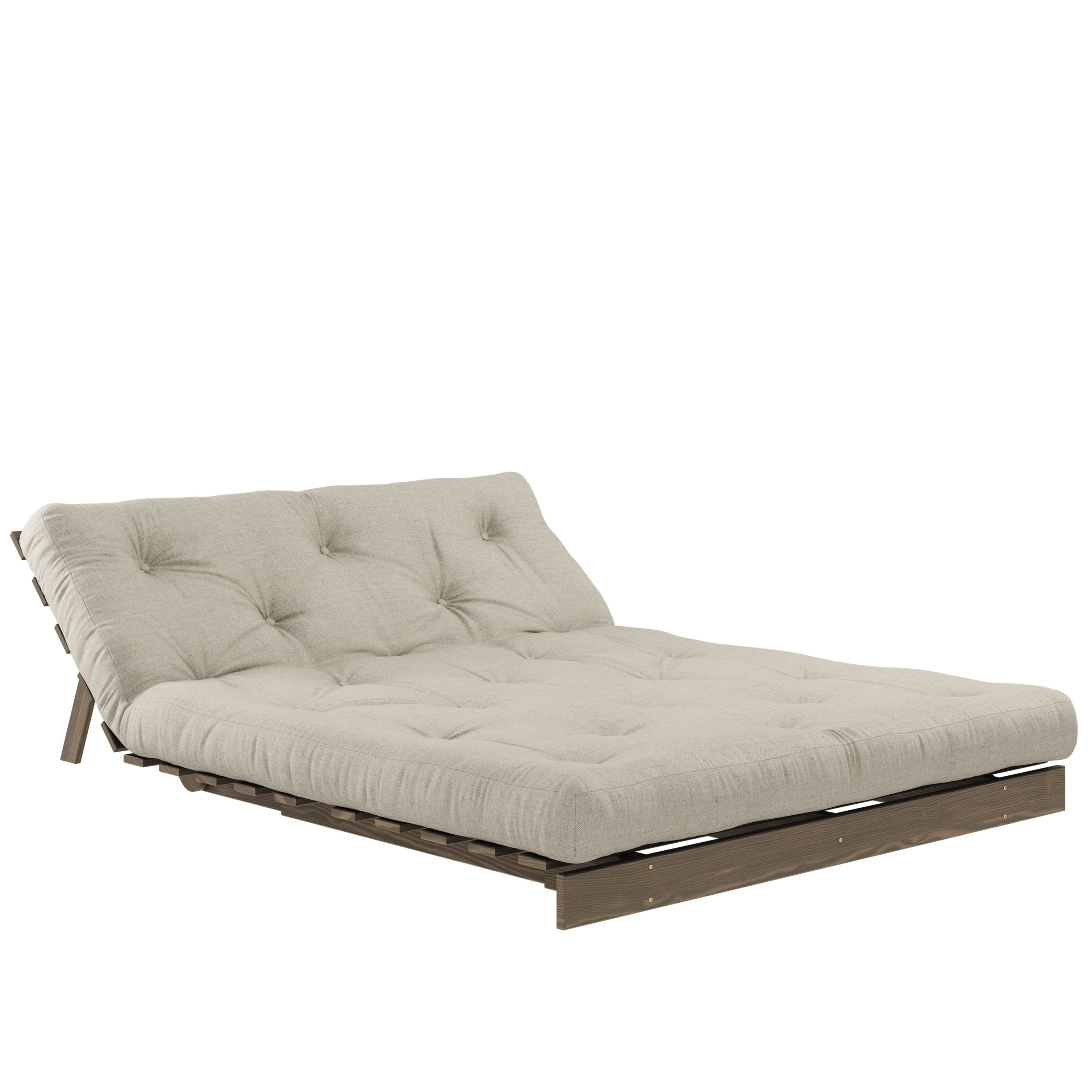 Karup Design Roots Vuodesohva Ruskea/Linen 140cm