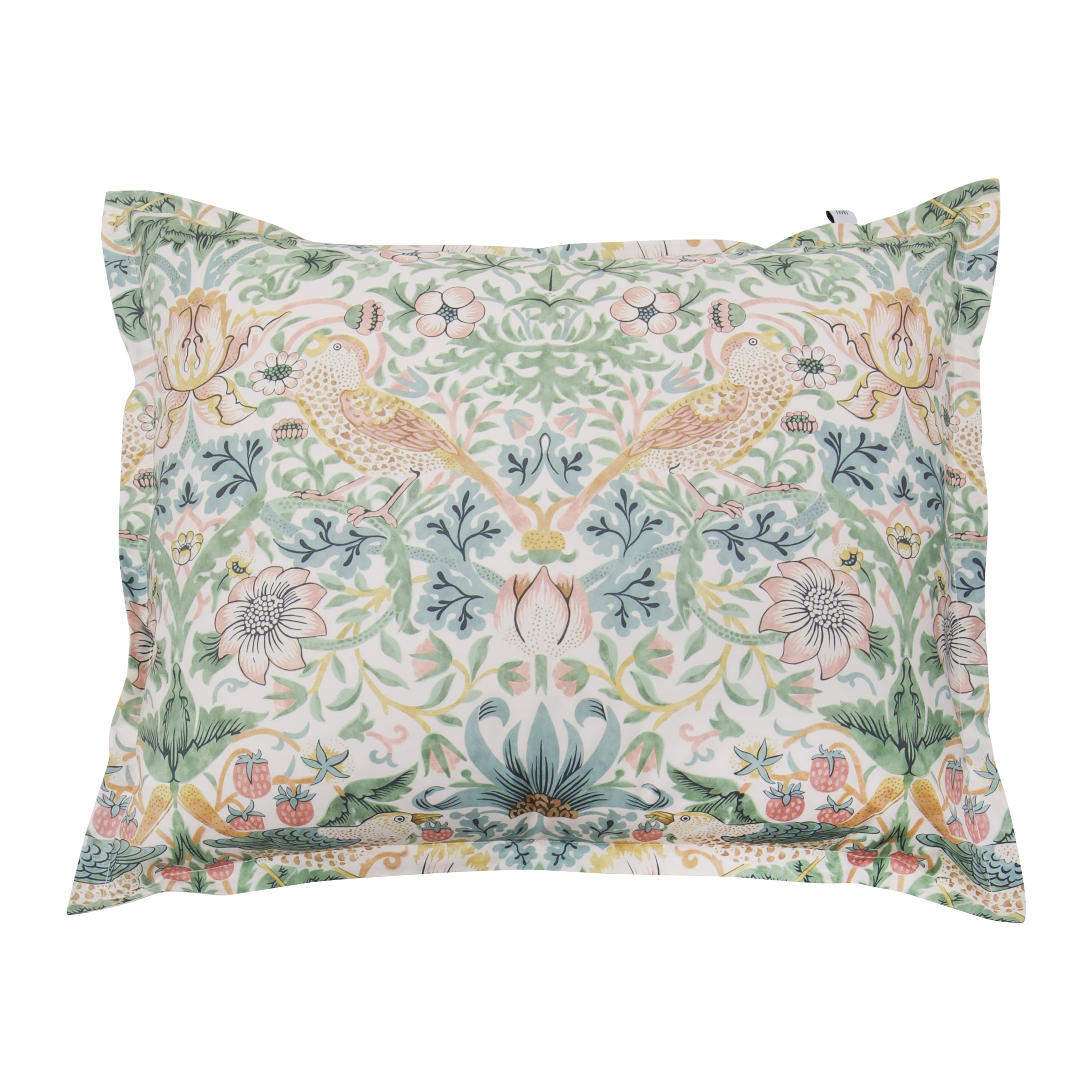 Strawberry Thief Örngott Green/Pink 50x60