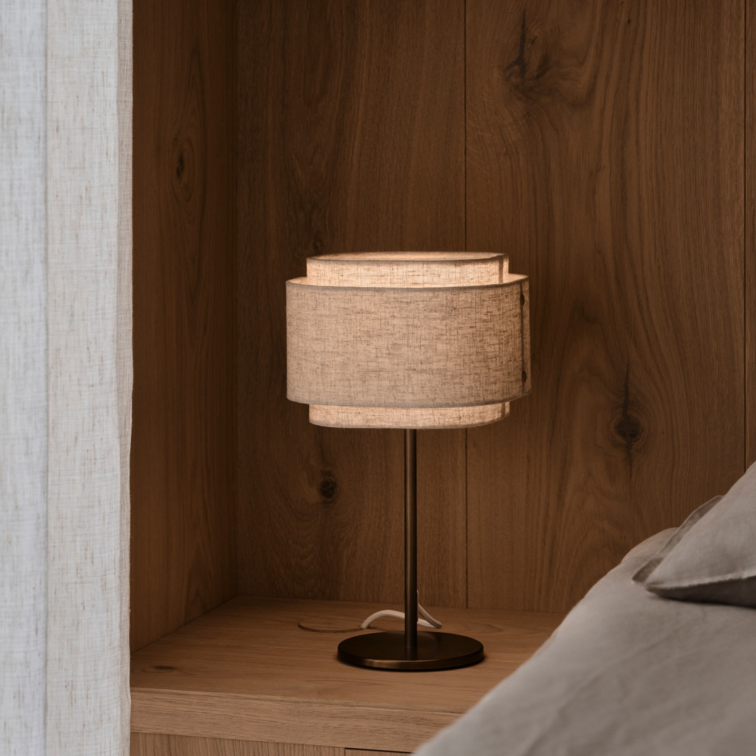 Design For The People Takai Bordlampe Beige 21cm