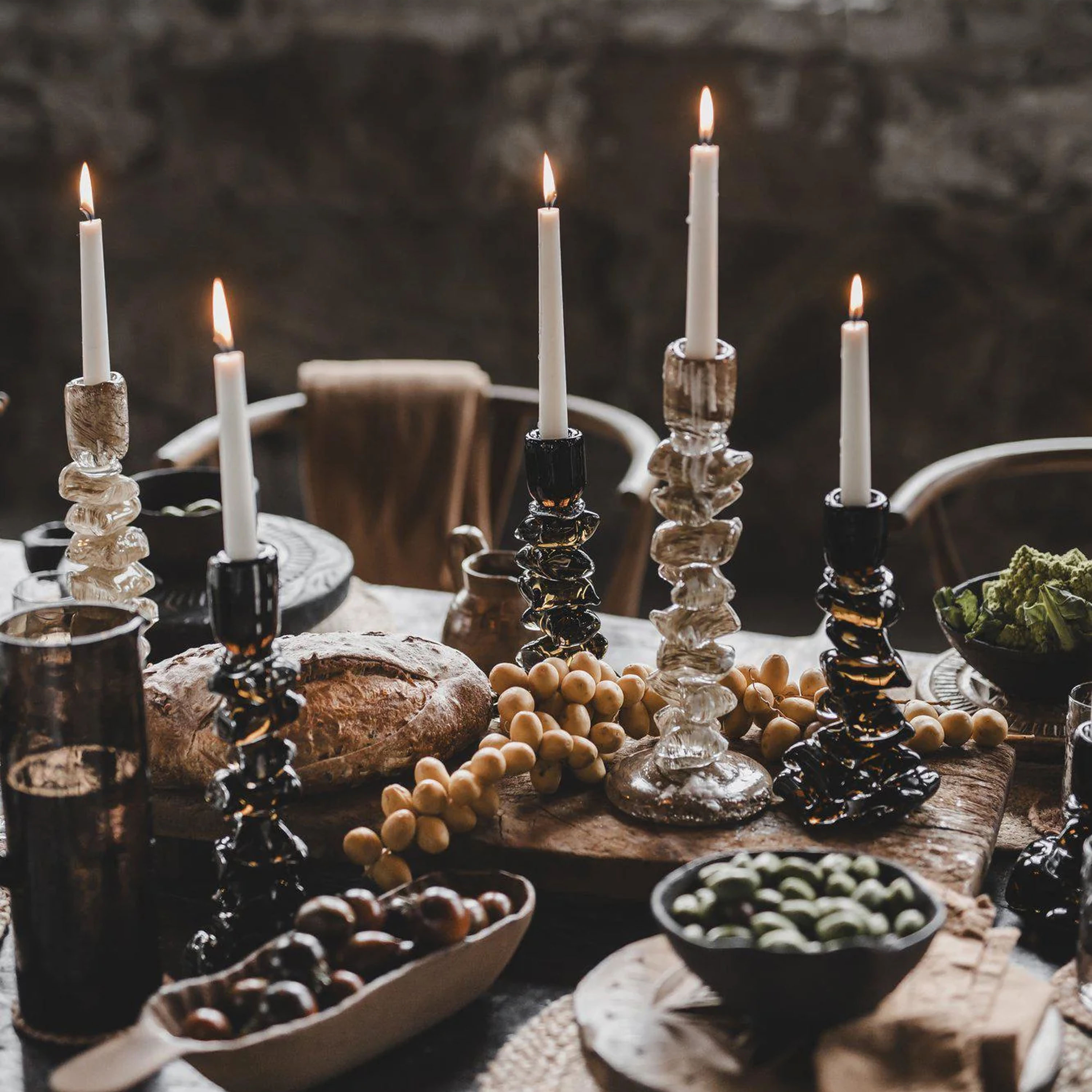 Jakobsdals Carmella Ljusstake Brown Small