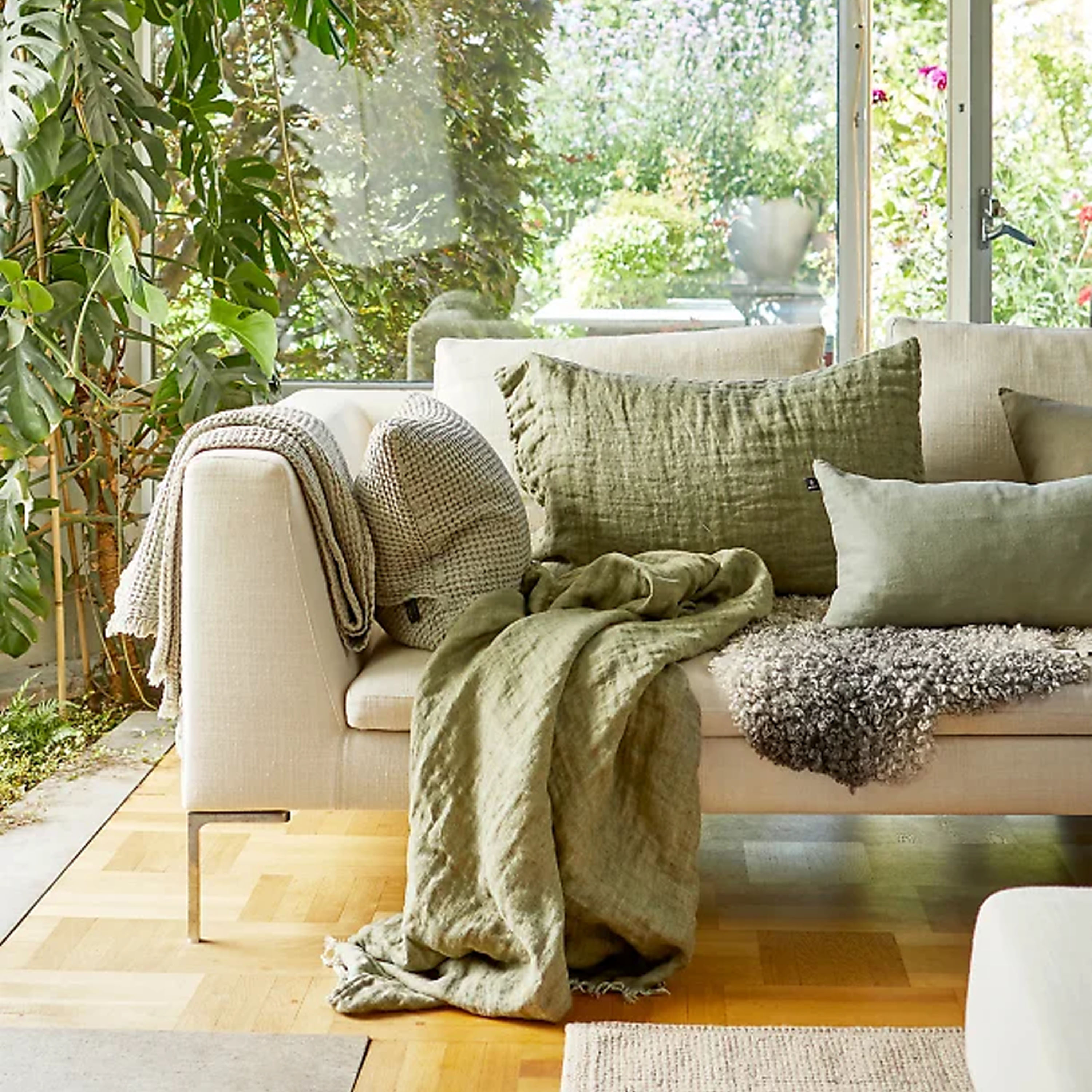 Himla Hannelin Pläd Linne Herbary 130x170