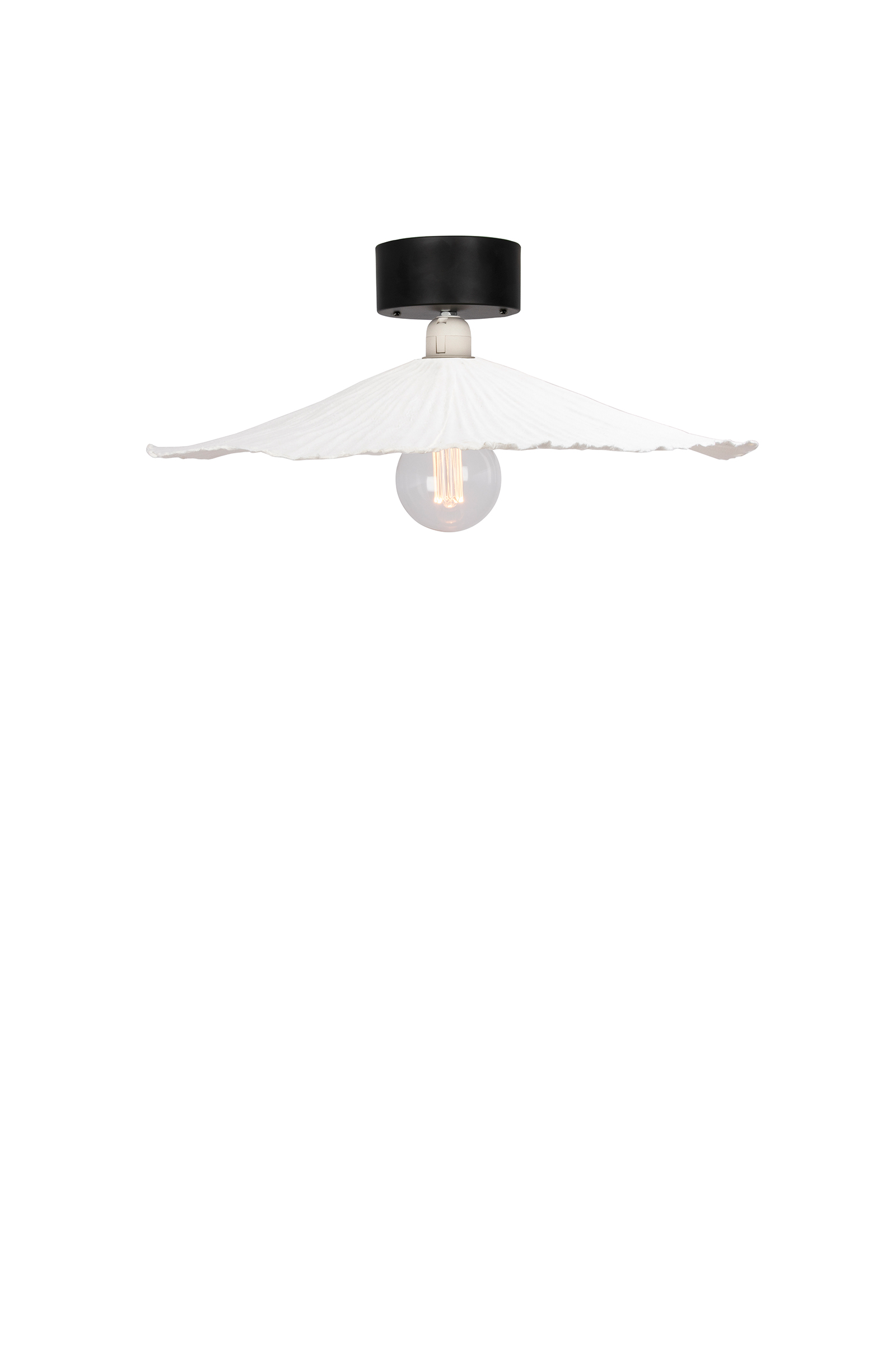 Globen Lighting Tropez Seinäplafondi Valkoinen/Musta Ø60