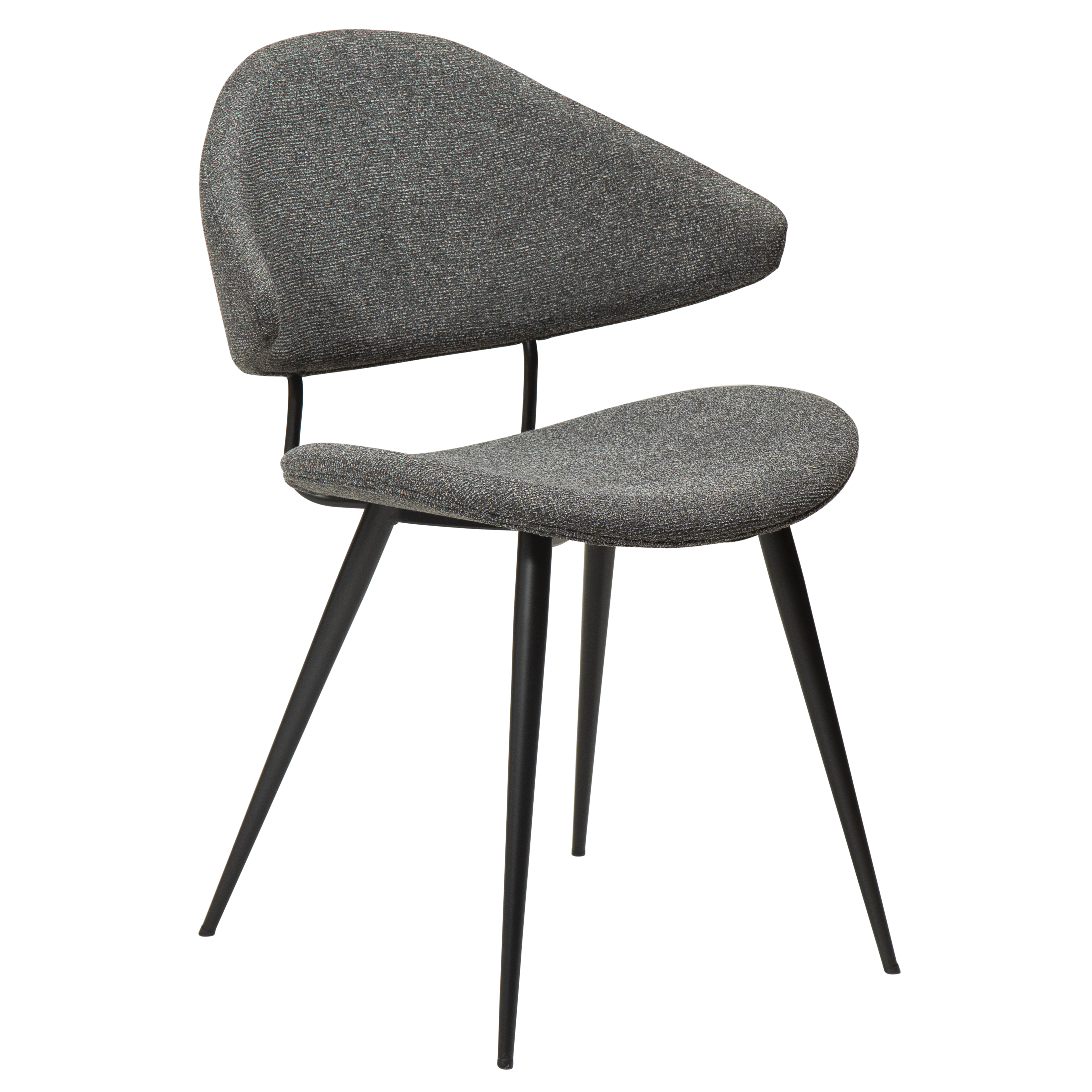 Napoleon Matstol Boucle Grå/Svart