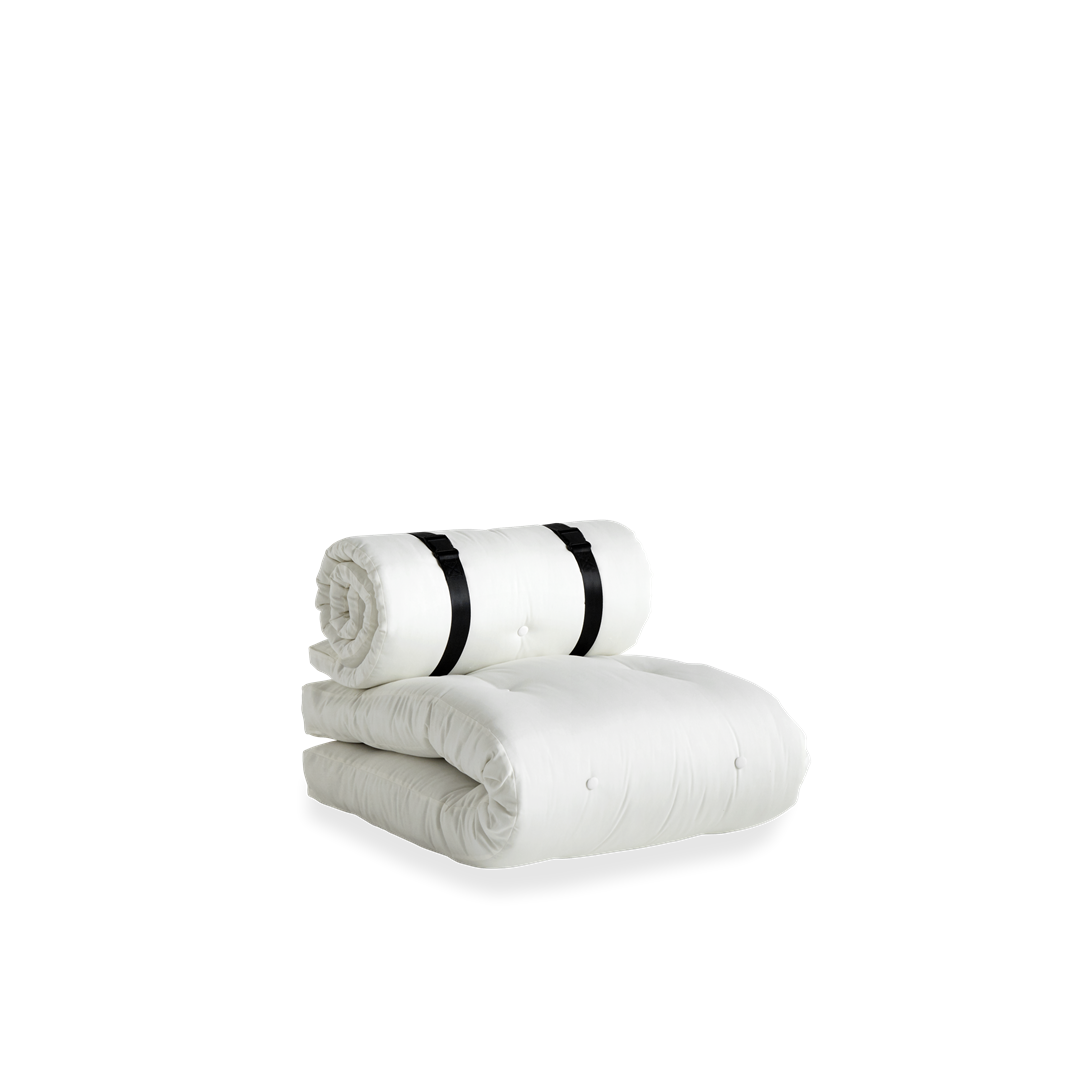 Karup Design - Buckle-Up Outdoor Lounge-Matratze Weiß - Beige - Outdoor Sitzpuff