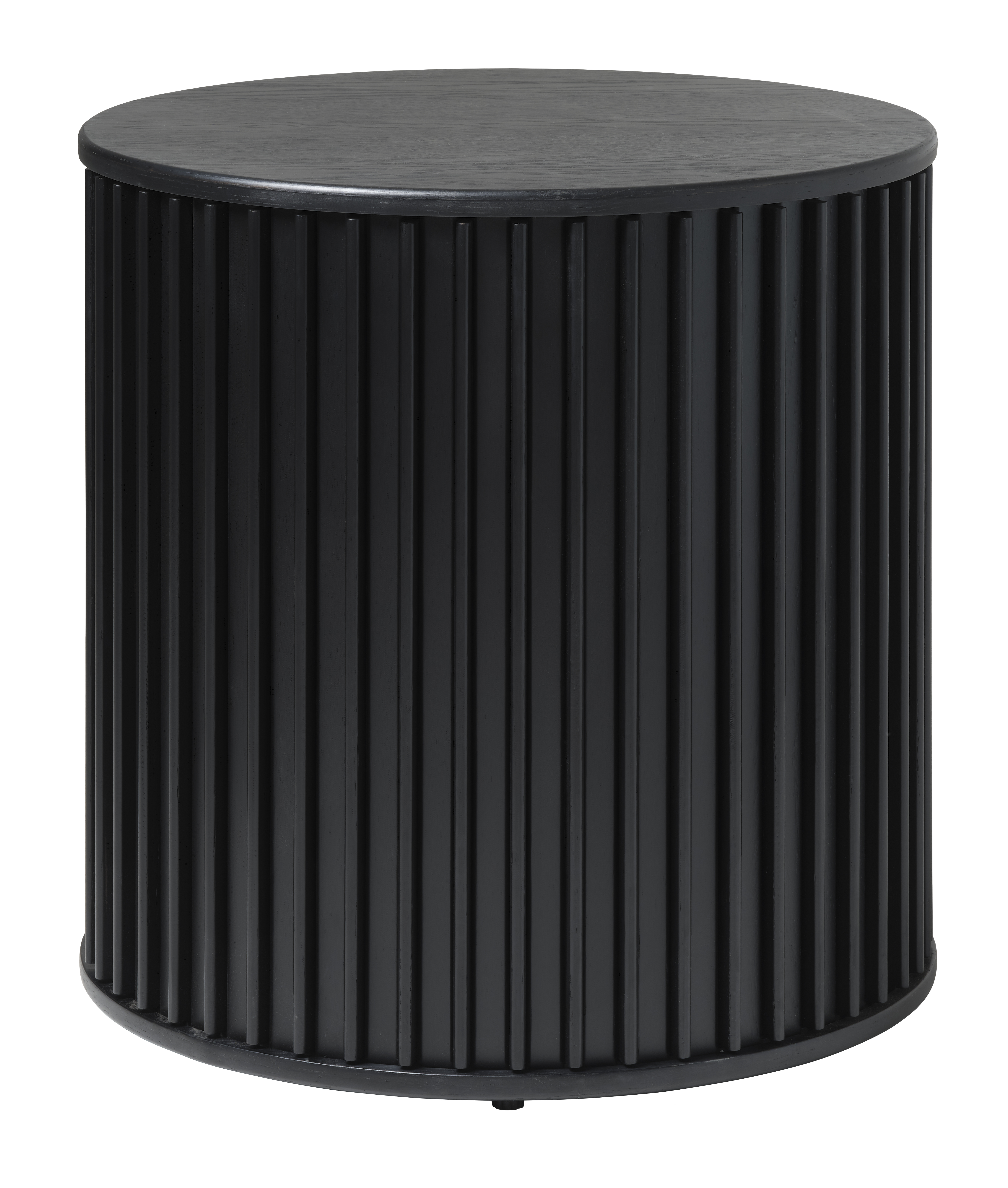 Nordic Home - Freja Sivupöytä Black Oak Ø60 Musta - Sivupöydät