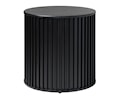 Freja Sidobord Black Oak Ø60